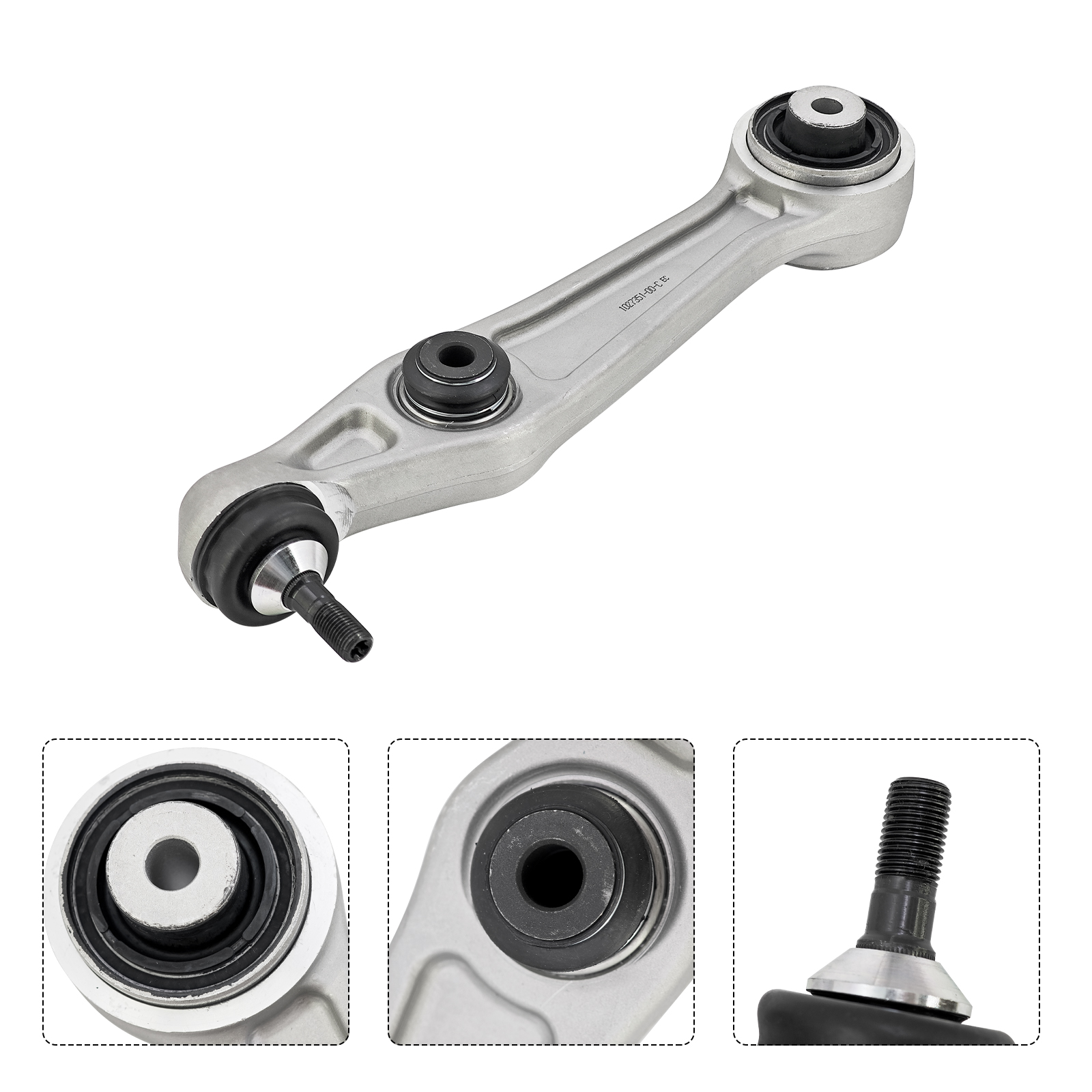 4pcs Front Lower Forward Rearward Control Arms w/Ball Joints for Tesla Model S X 2012-2024