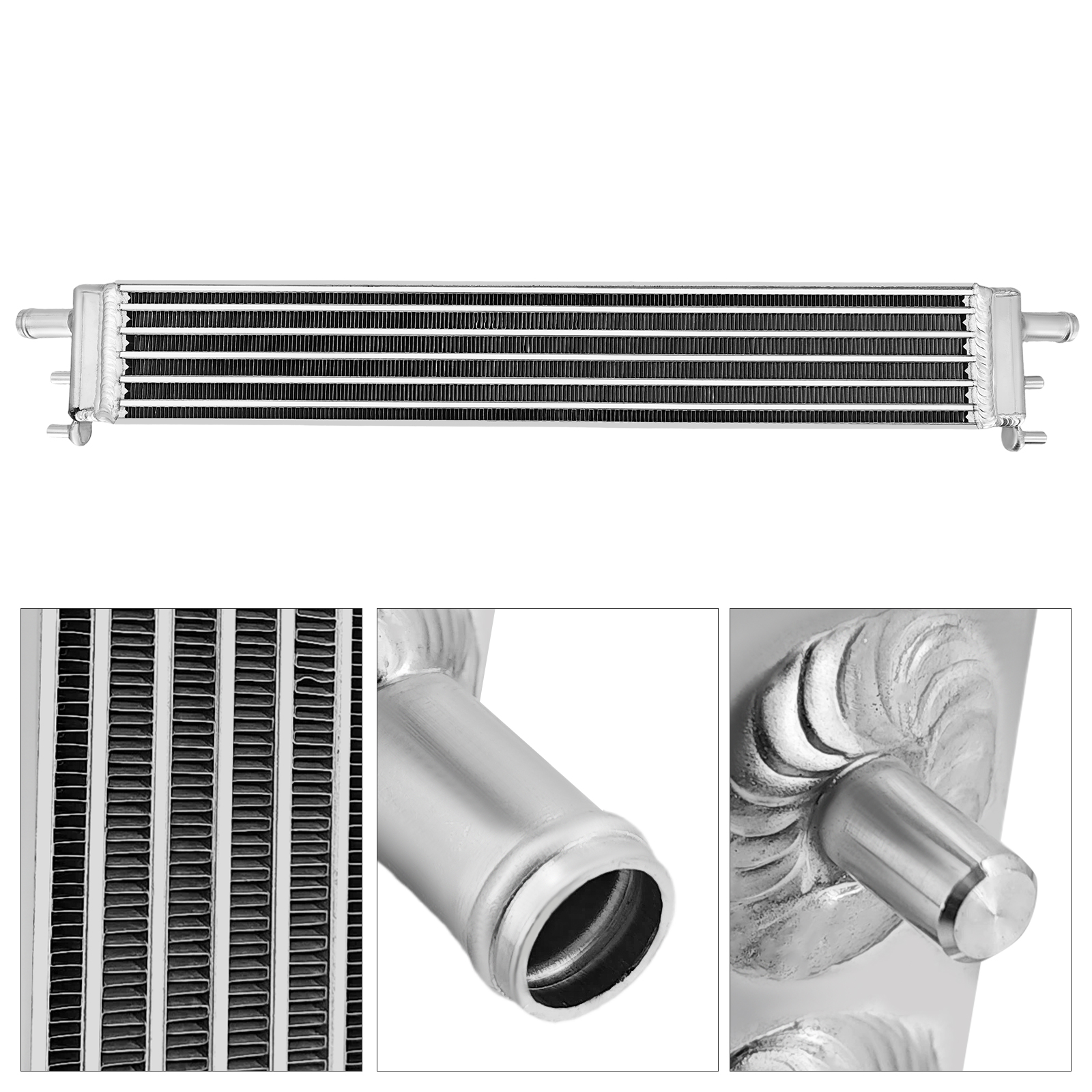 Low Temperature Auxiliary Cooler Radiator Fits for Mercedes Benz G55 AMG W463 2003-2011, S55 AMG W220 2003-2006