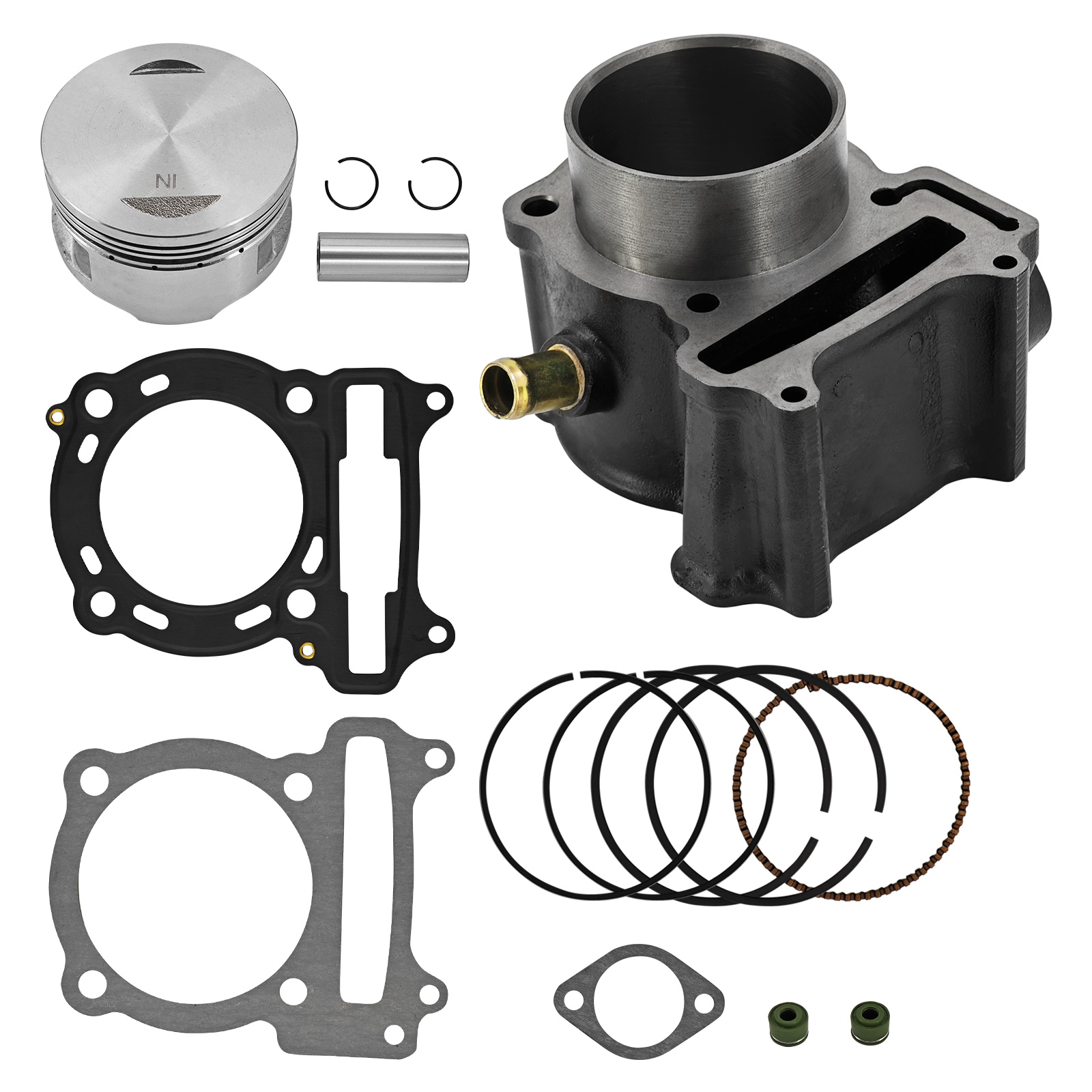 Cylinder Piston Gasket Top End Rebuild Kit for Kawasaki Brute Force 300 KVF300 2012-2025