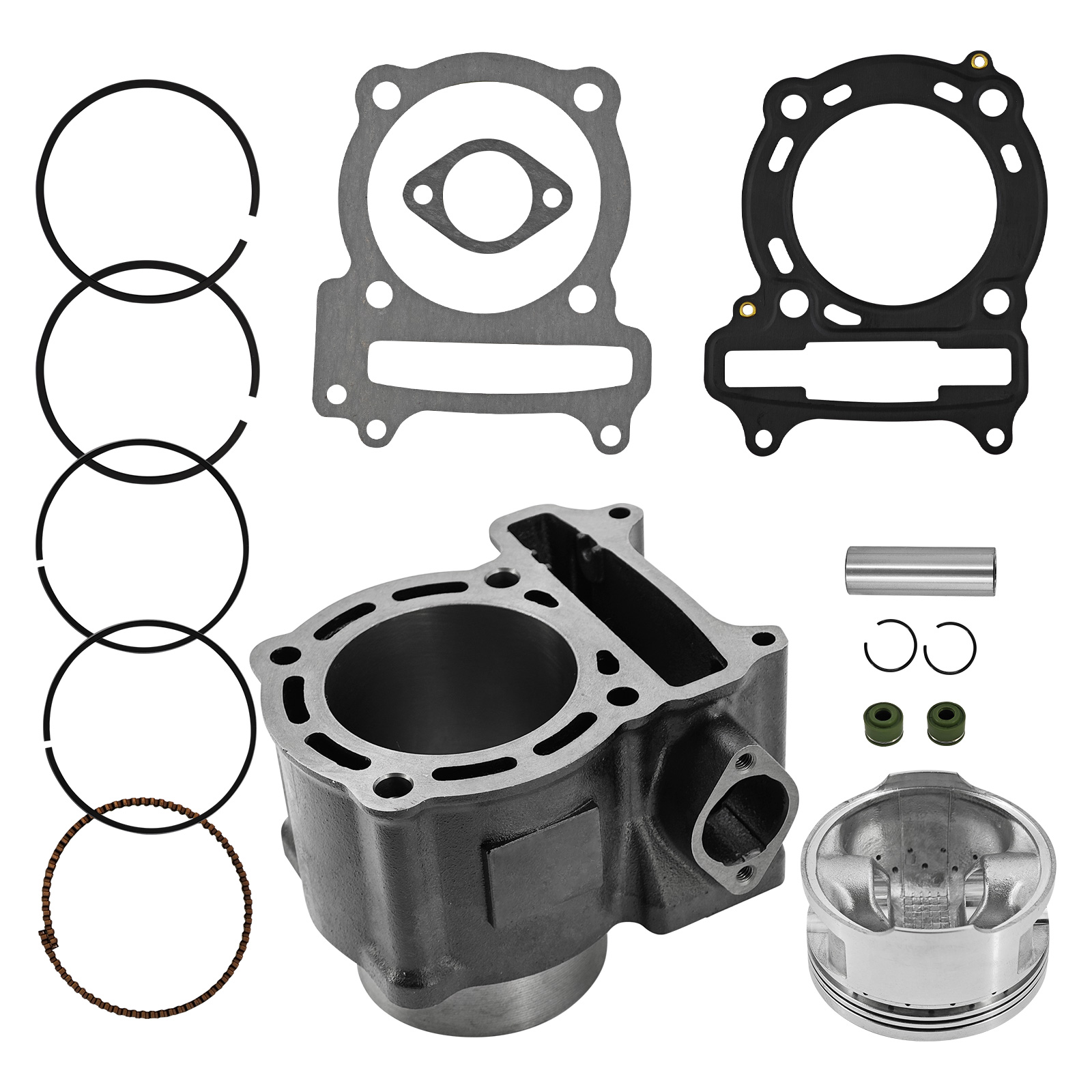 Cylinder Piston Gasket Top End Rebuild Kit for Kawasaki Brute Force 300 KVF300 2012-2025