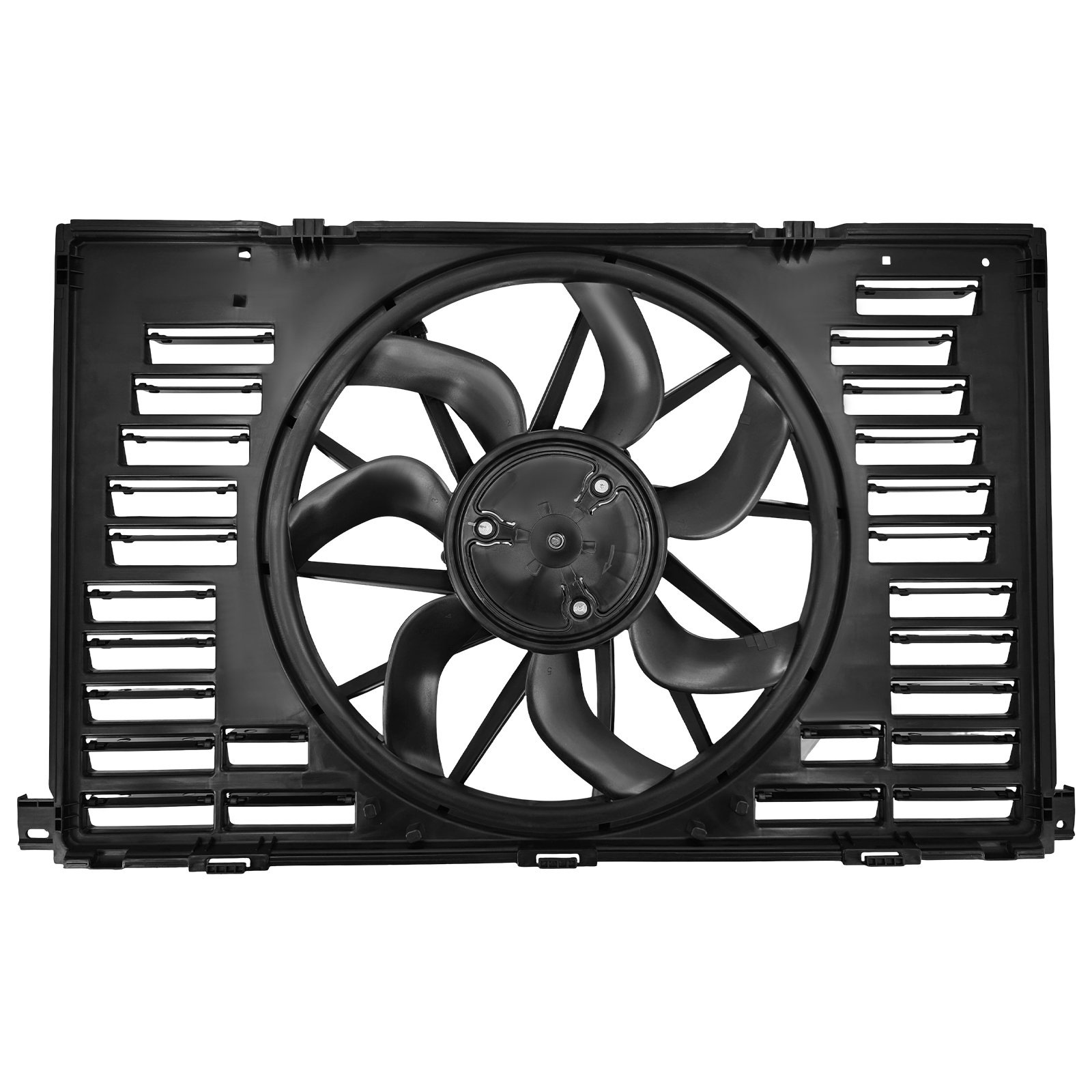 Radiator Cooling Fan Assembly w/Shroud for Porsche Panamera 2017-2020 V6 2.9L 3.0L