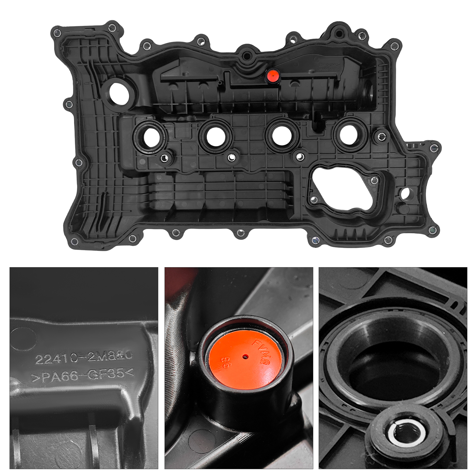 Engine Valve Cover For Hyundai Elantra 2021-2025 for Sonata 2020-2023 Kona 2022-2026 for Kia K5 2021-2024 Seltos 2023-2025