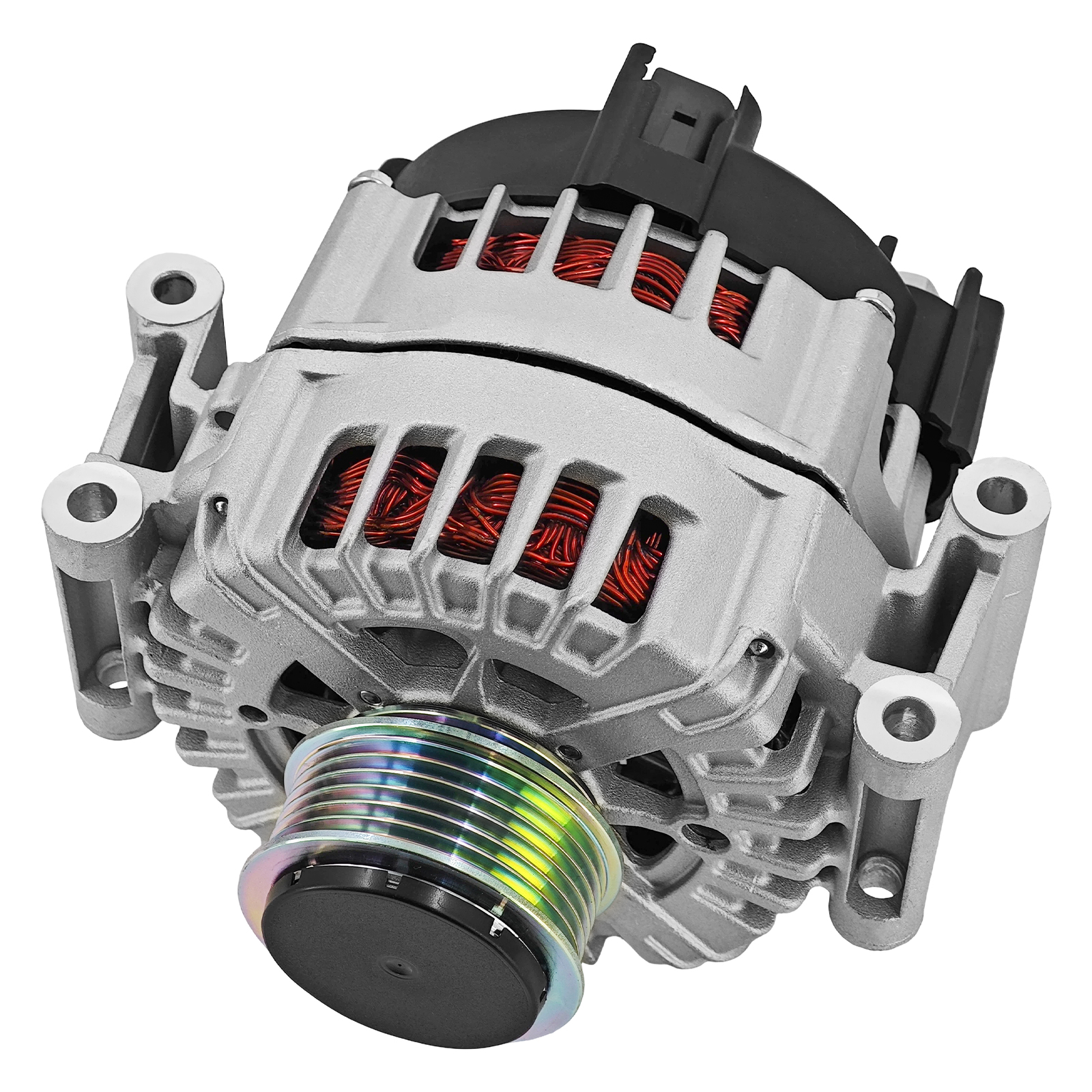 12V 180A Alternator for Audi Q5 S4 S5 SQ5 V6 3.0L 2013-2017- 6-Groove Pulley