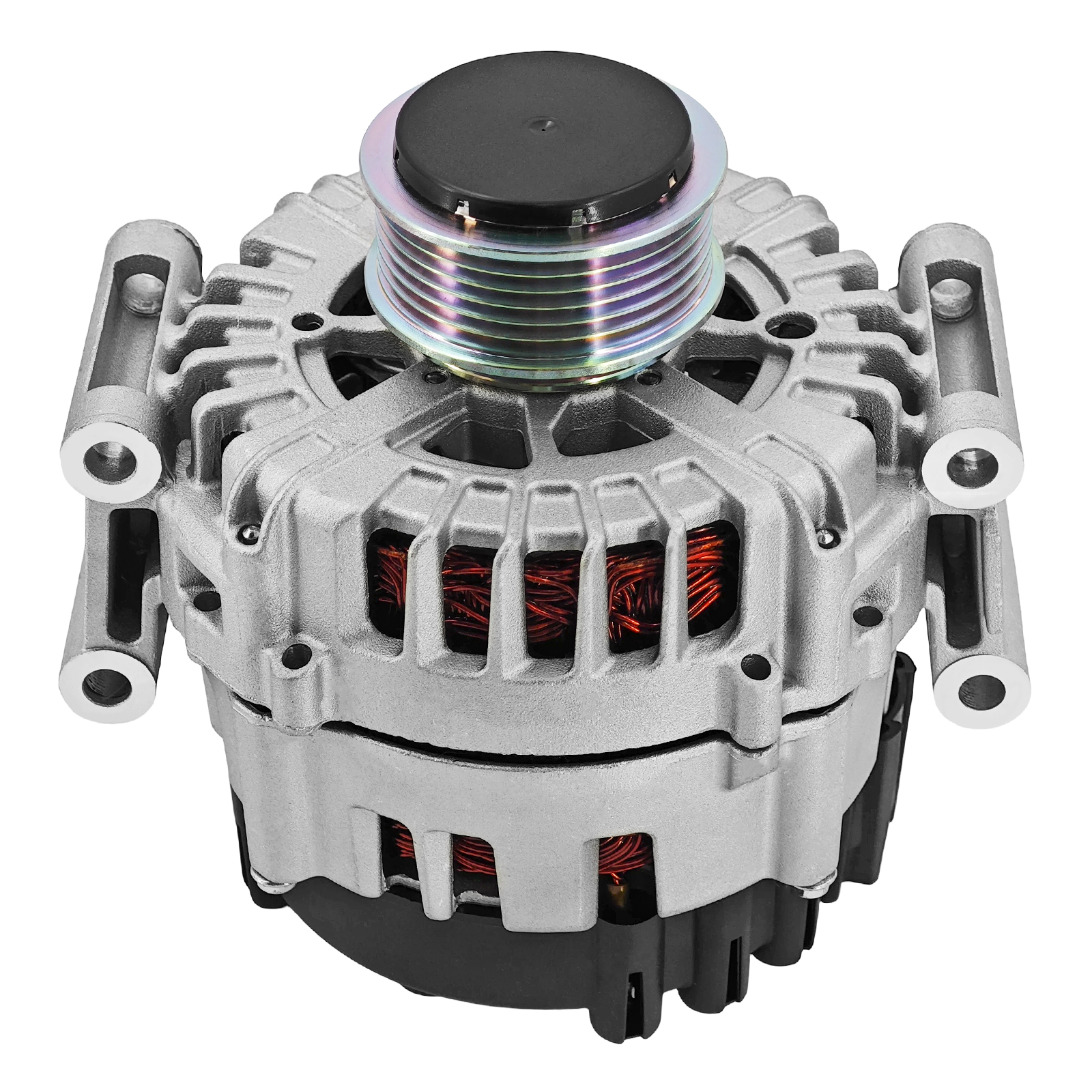 12V 180A Alternator for Audi Q5 S4 S5 SQ5 V6 3.0L 2013-2017- 6-Groove Pulley