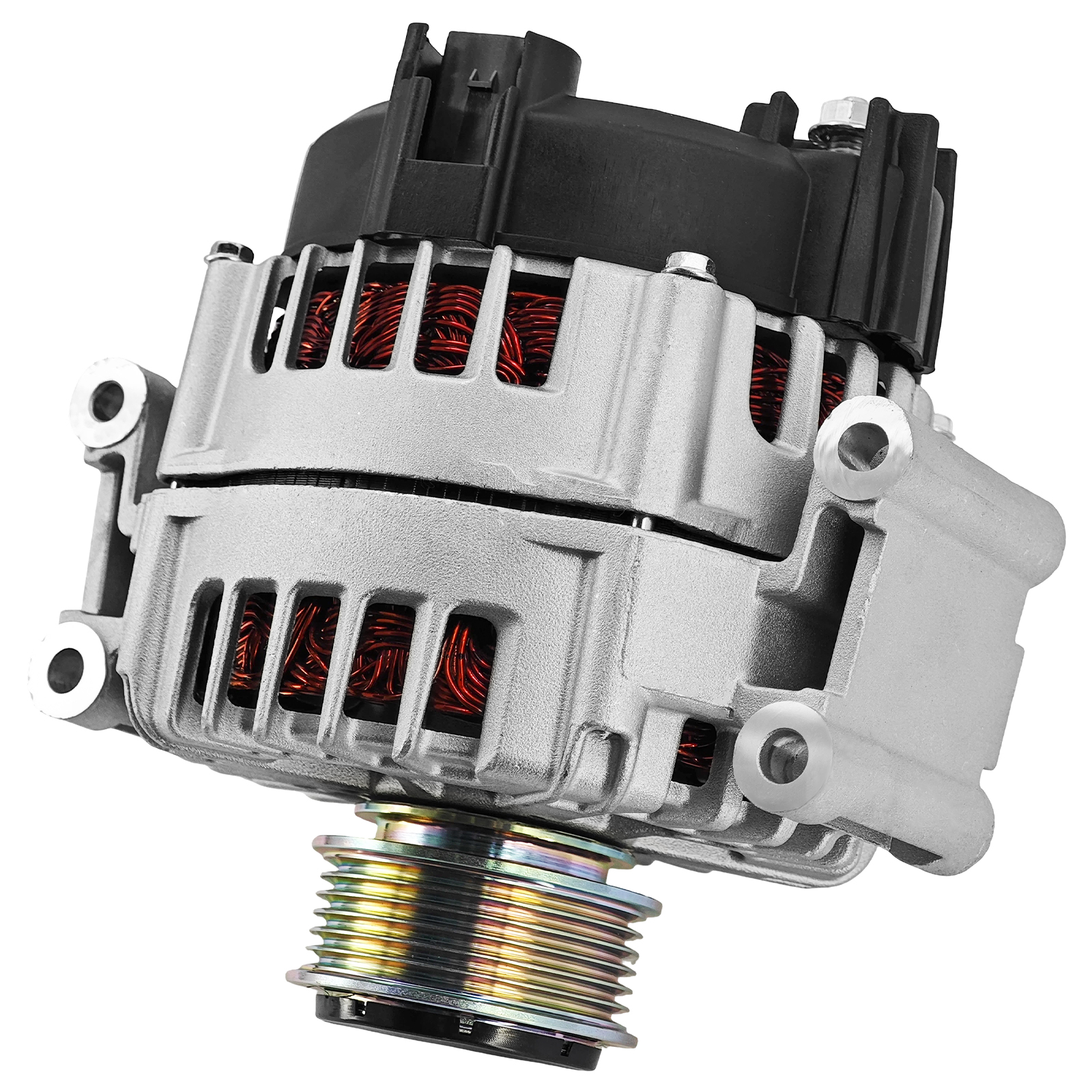12V 180A Alternator for Audi Q5 S4 S5 SQ5 V6 3.0L 2013-2017- 6-Groove Pulley
