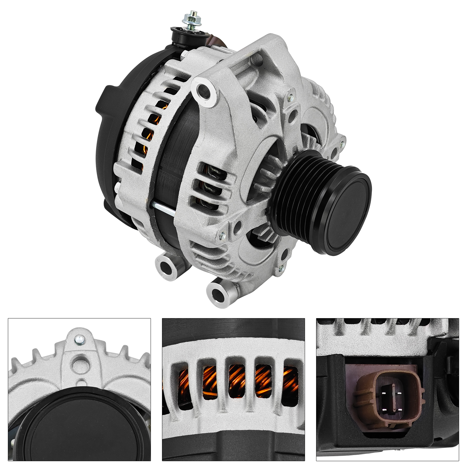 210A High Output Alternator for Honda CR-V 2002-2006 L4 2.4L for Acura RSX 2002-2005 L4 2.0L