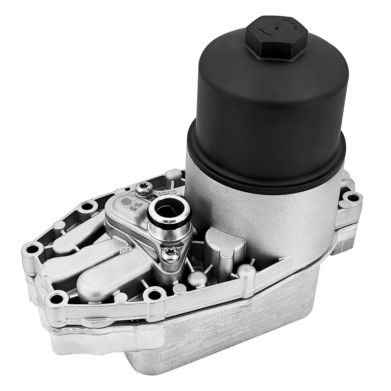 Aluminum Engine Oil Cooler Oil Filter Housing Adapter for Ford F-150 3.0L 2018-2021