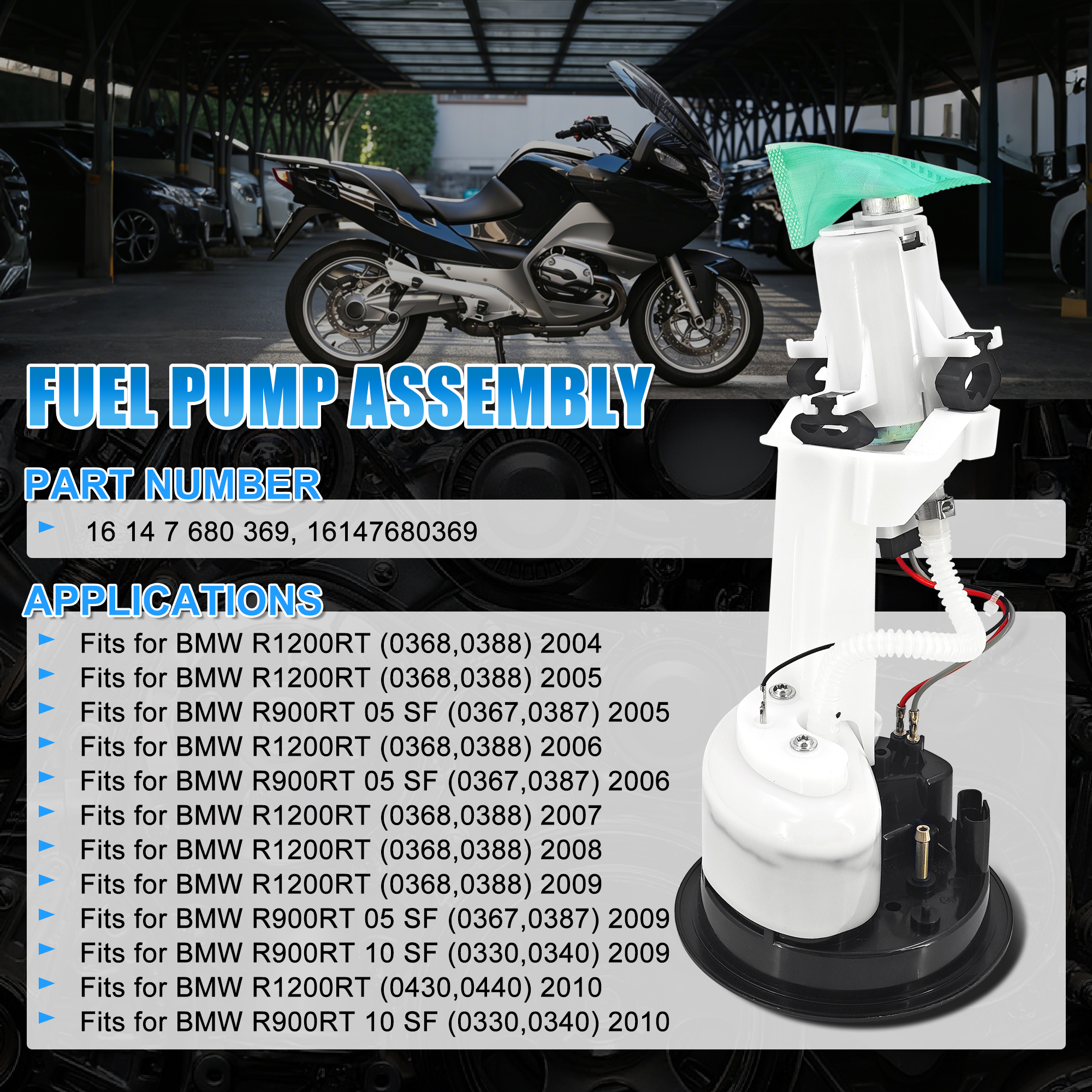 Fuel Pump Assembly for BMW Motorrad R900RT R1200RT 2004-2010