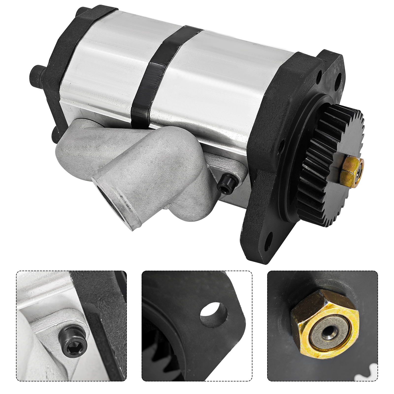 RE69866 Hydraulic Pump for John Deere 5210 5310 5310N 5410 5415 5510 5510N 5615 5715 Tractors  Left Turn without Drive Gear