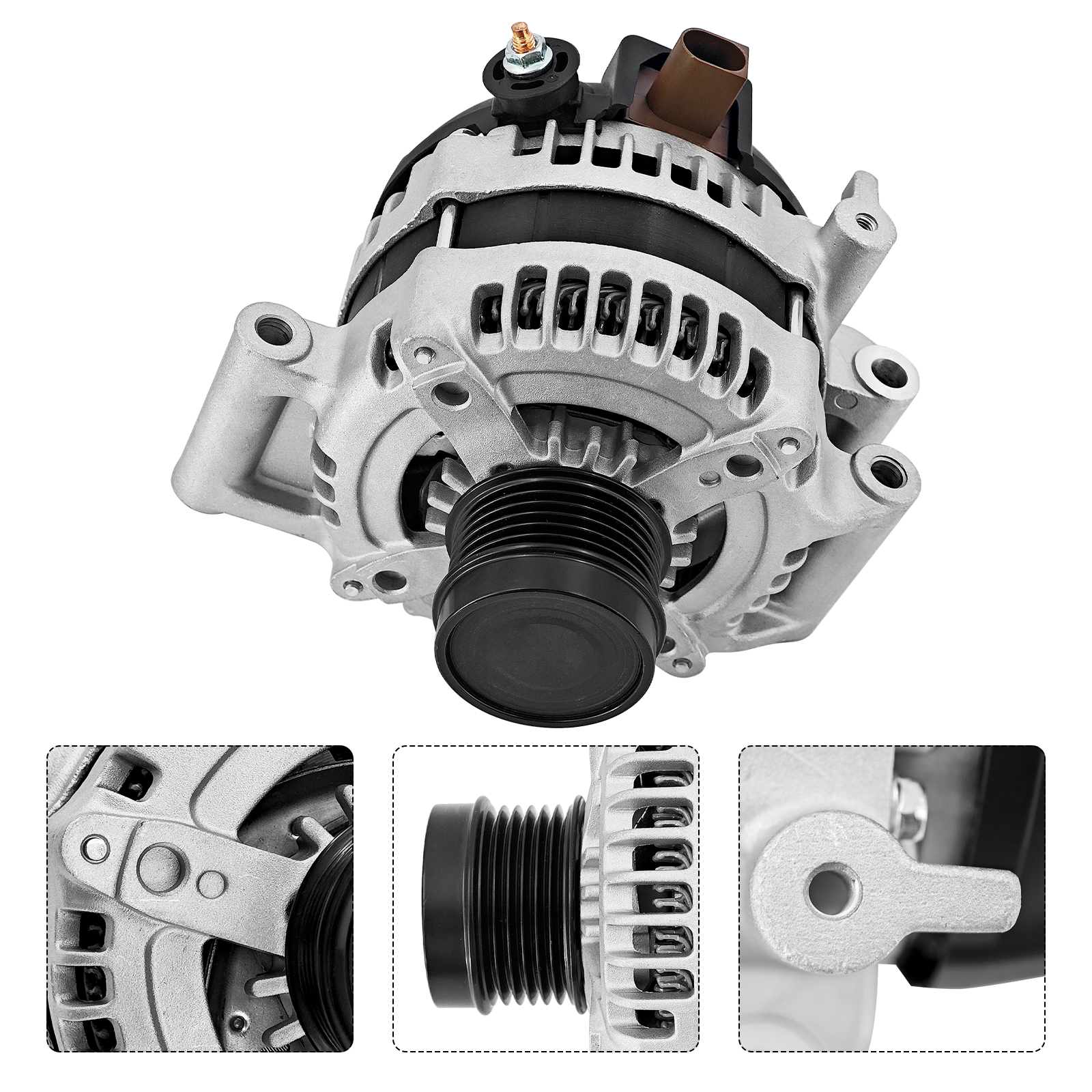 12V 150A Alternator for Toyota RAV4 2019-2025 2.5L for Lexus ES250 2021-2025 NX250 2022-2025 2.5L L4 A25A-FKS Engine