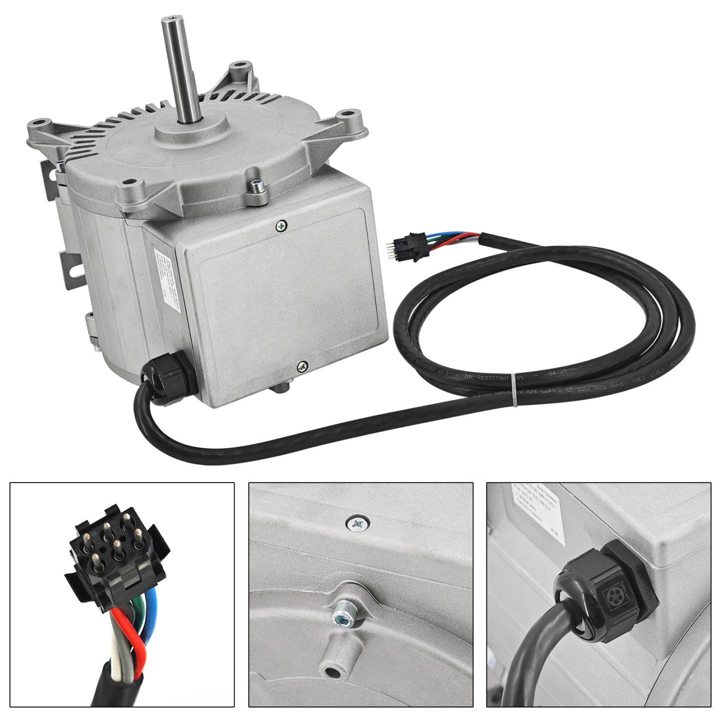 1/2 Hp Motor for Vulcan Hart 115/120V W/Cord for Vulcan Motor GCO2C GCO2D SG4 SG6 VC5GD VC5GD-11D1 VC5GD-21D