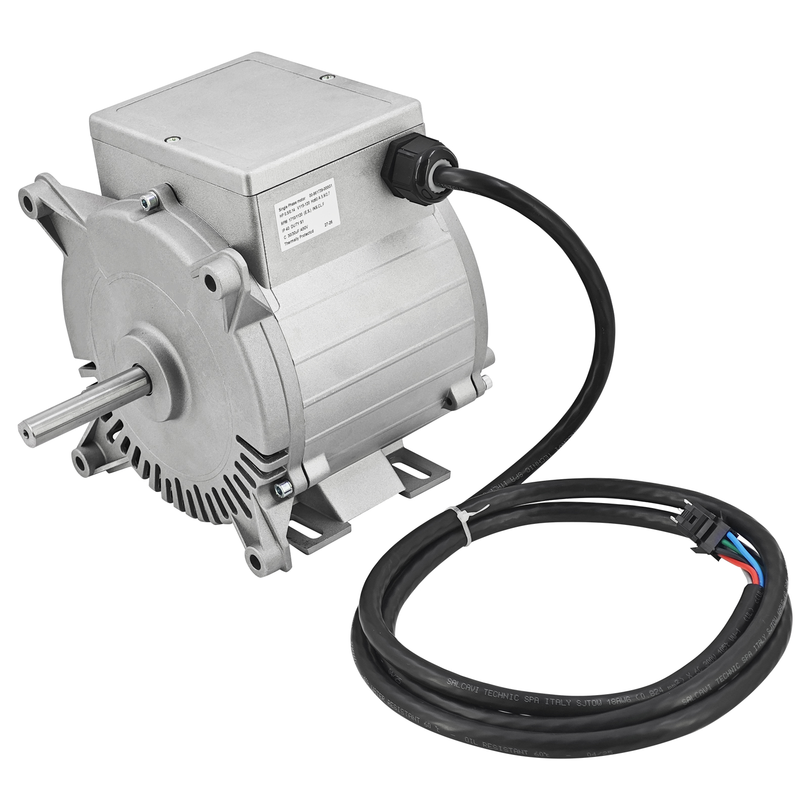 1/2 Hp Motor for Vulcan Hart 115/120V W/Cord for Vulcan Motor GCO2C GCO2D SG4 SG6 VC5GD VC5GD-11D1 VC5GD-21D