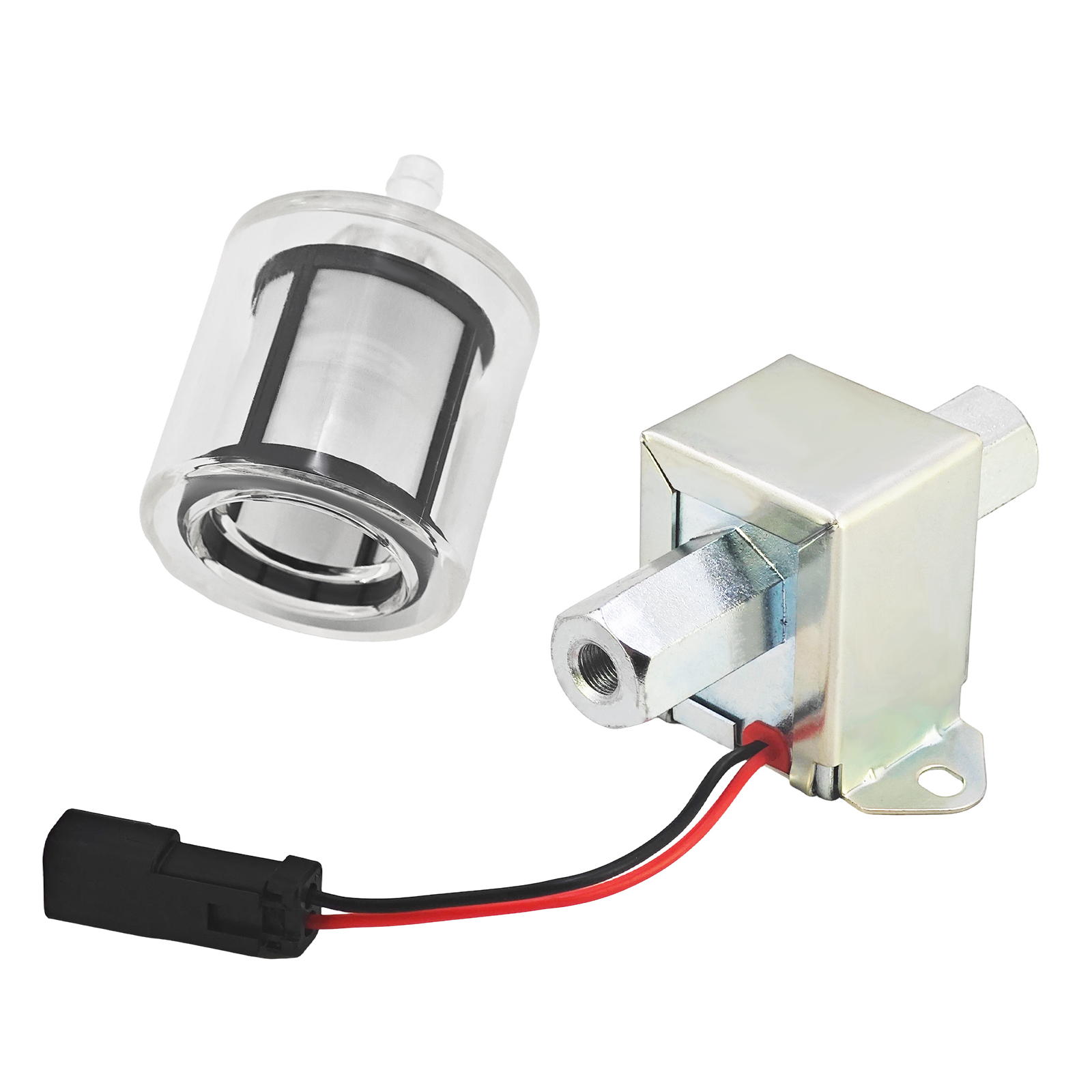12V Fuel Pump for Caterpillar CAT Skid Steer D-Series w/ Filter for 226D 246D 236D 242D 232D 262D 239D 289D 249D 257D 277D 287D 279D 297D2 299D2