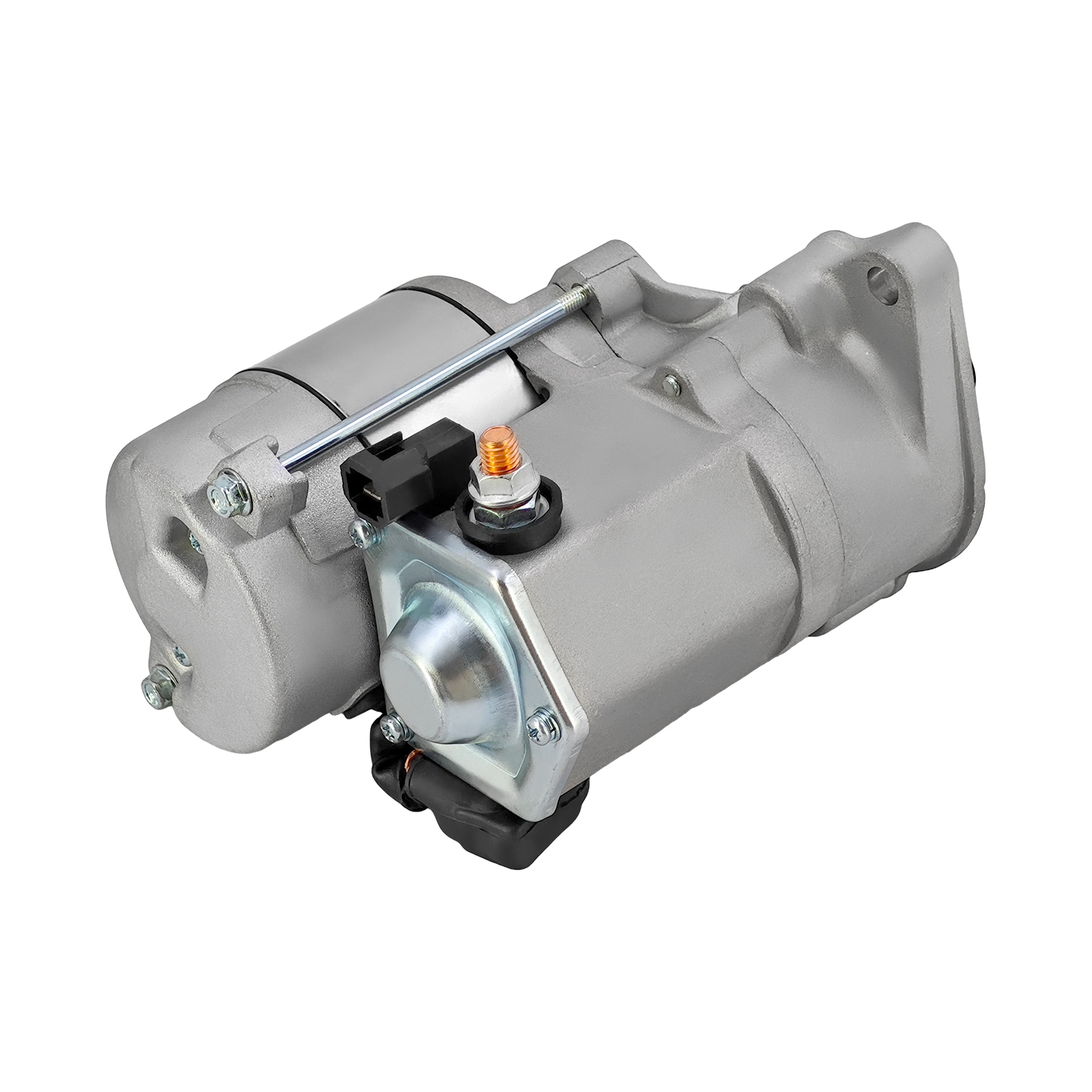 12V Starter Motor 1.4KW 9T for Kubota Engine D902 D950 D1105 Tractor BX24 BX25 BX2350D BX2230D Excavator KX41-3 KH61 KX71-3 KX71H, 19269-63013 228000-0970