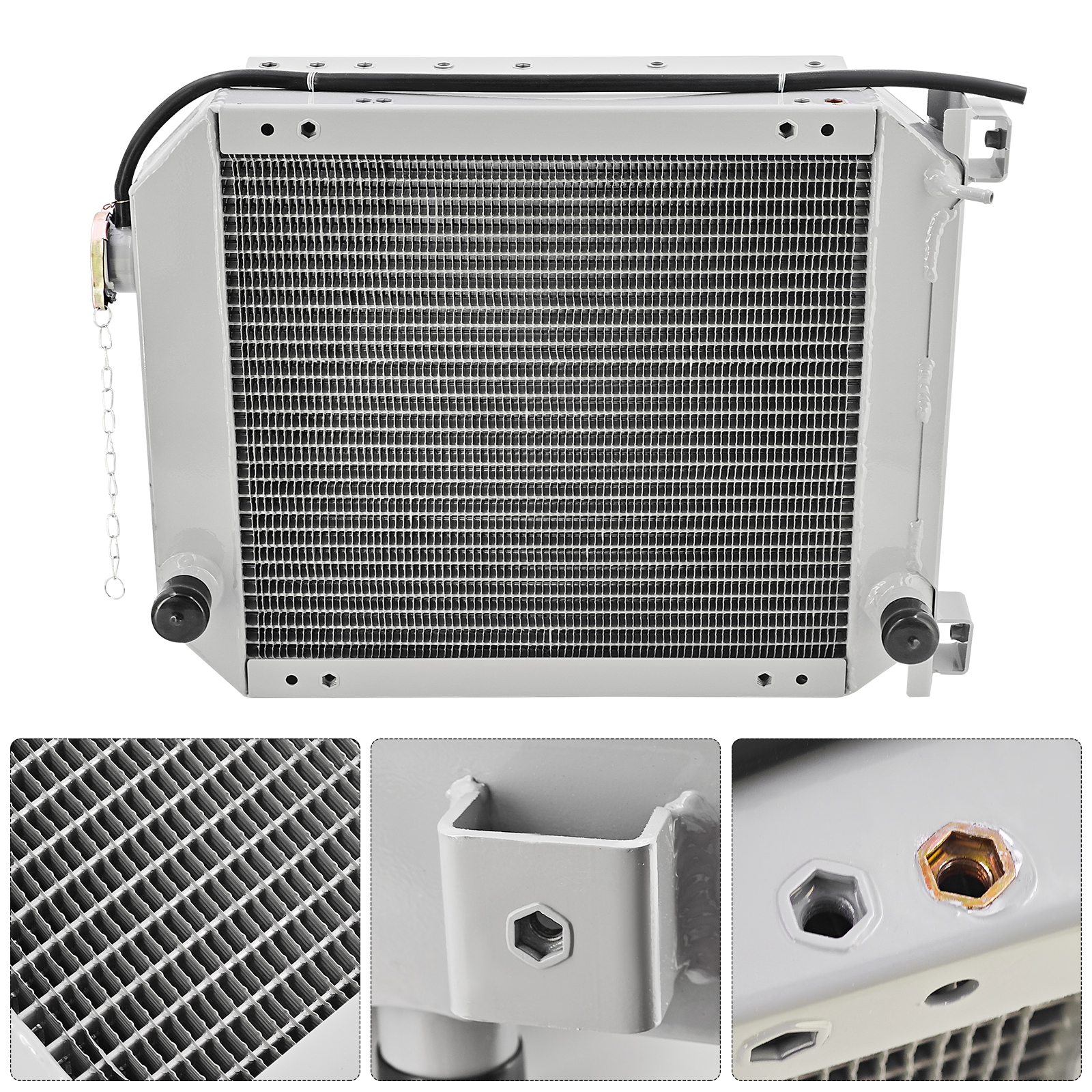 Radiator Fits Case IH D29 D25 DX29 DX33 Tractors for New Holland TC25 TC29 TC33 TC25D TC29D 1530 1630 Tractors