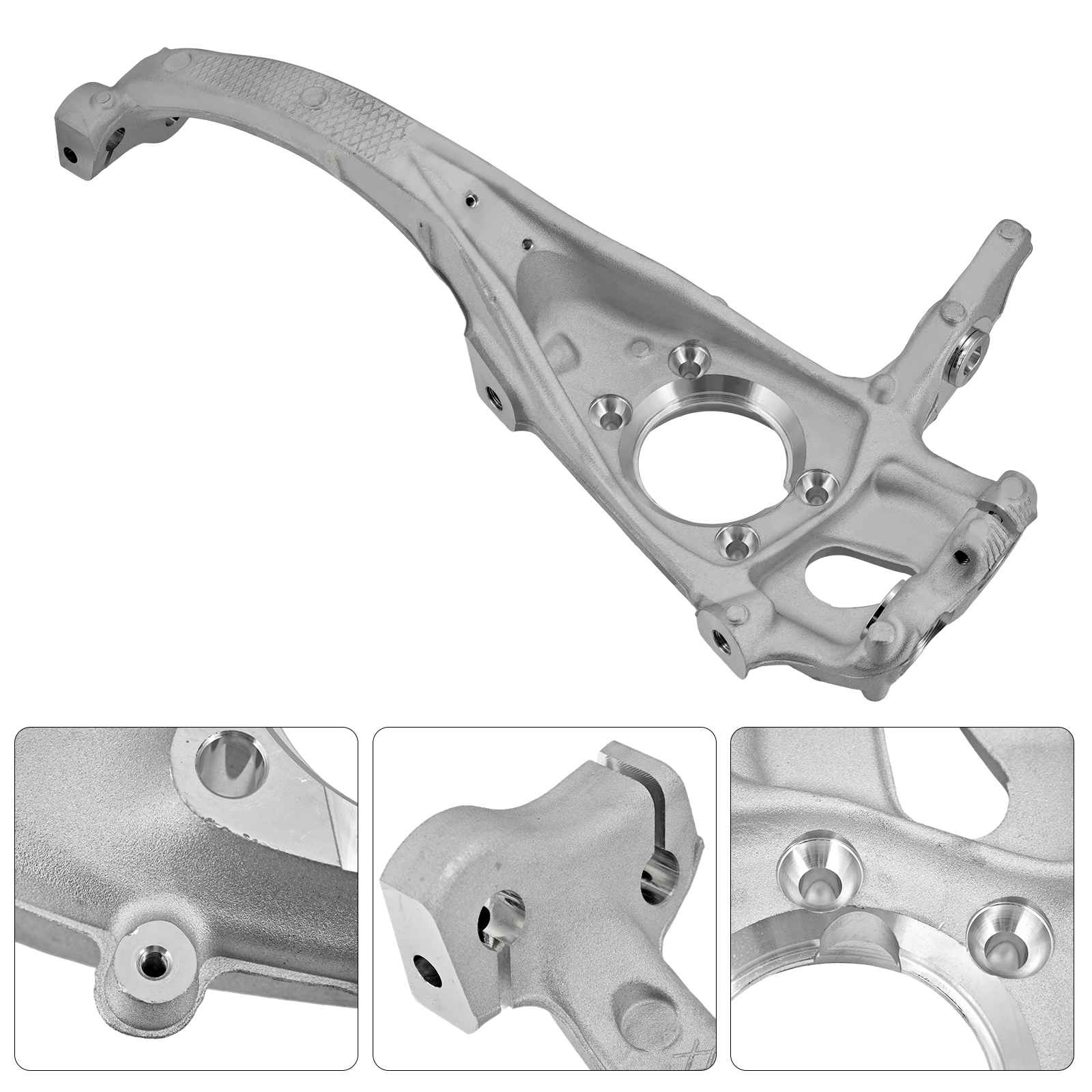 Front Left Steering Knuckle fit for Porsche Macan 2015-2025 without Black Calipers