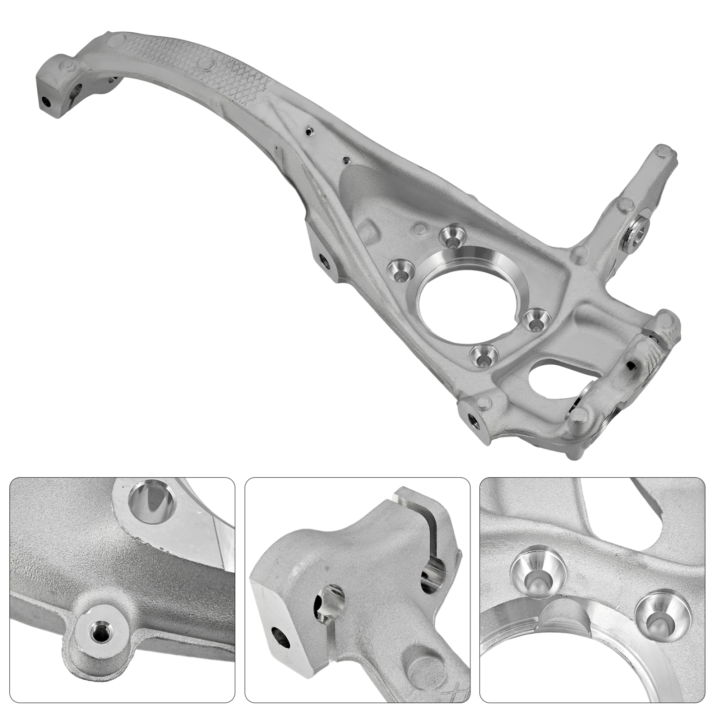 Front Left Steering Knuckle fit for Porsche Macan 2015-2025 without Black Calipers