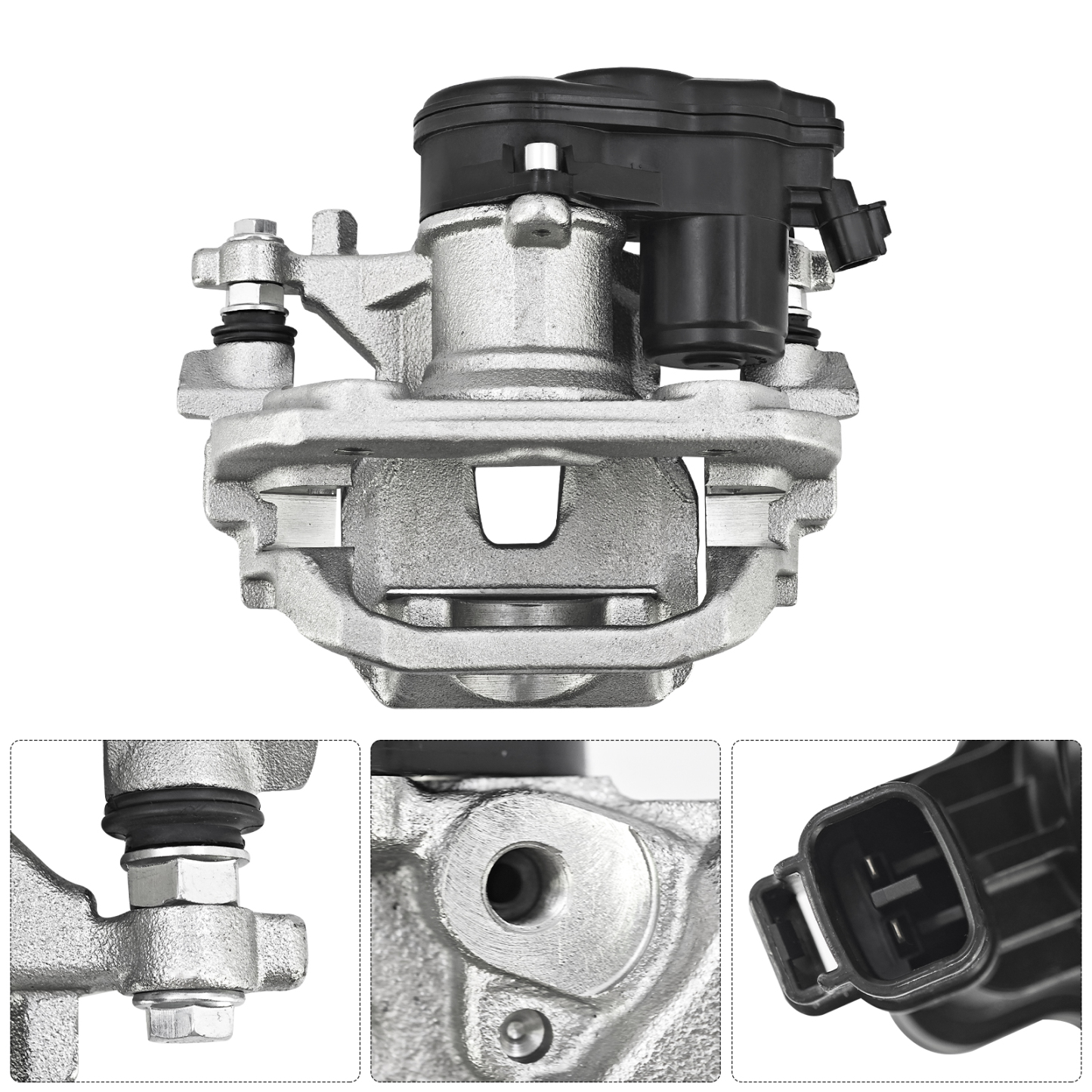 Rear Left Brake Caliper for Toyota RAV4 2019–2025 for Toyota Corolla Cross 2.0L L4 2022–2026 w/Parking Brake Actuator