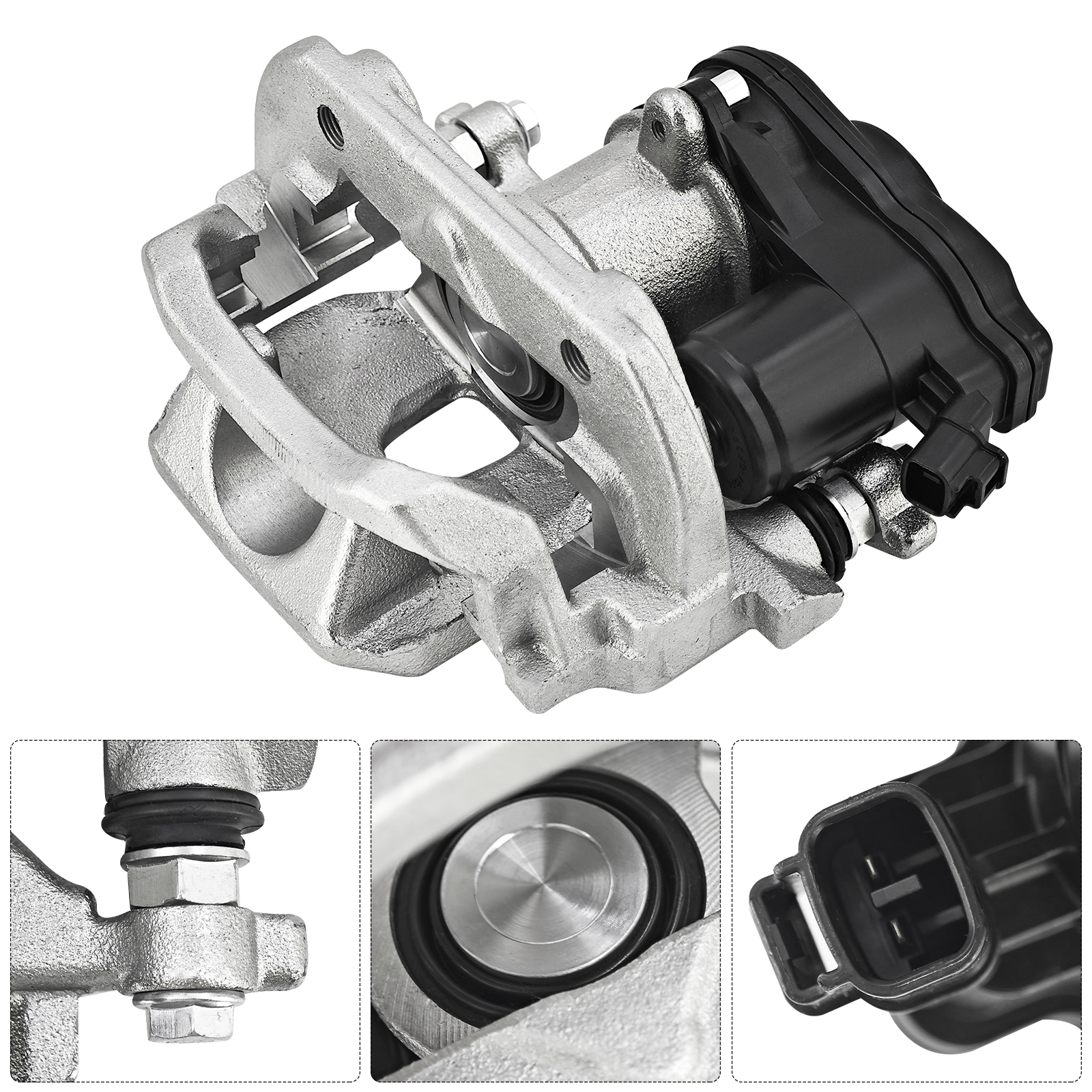 Rear Left Brake Caliper for Toyota RAV4 2019–2025 for Toyota Corolla Cross 2.0L L4 2022–2026 w/Parking Brake Actuator
