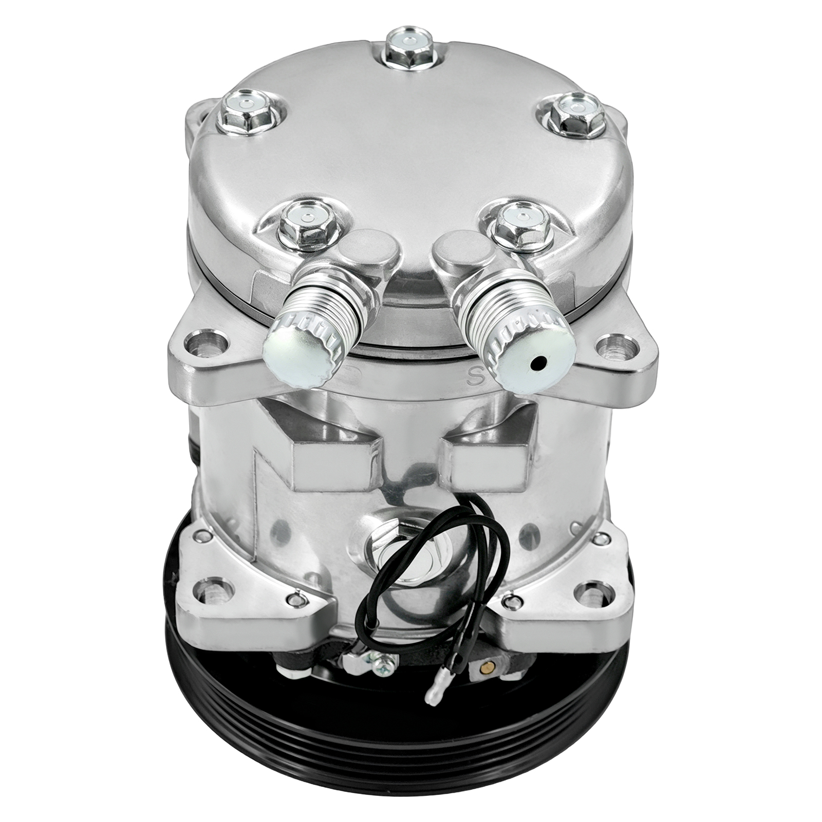 12V A/C Compressor for Case TR270/TR320/TV380 for New Holland L223 for Case IH Loader TR340 TV380 SV250 SV280 SV300 TR270 SV340 for Ford New Holland Loader L225 L221 L228 L223 L234 L230