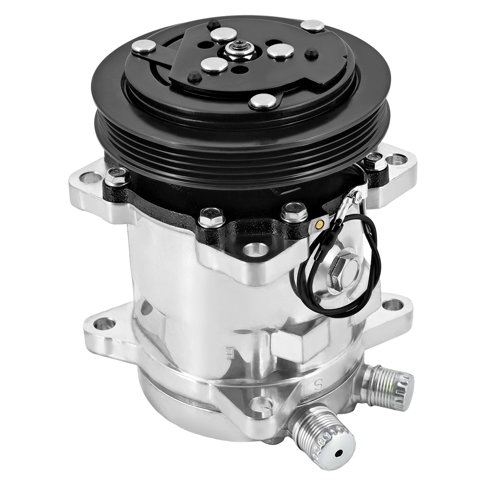 12V A/C Compressor for Case TR270/TR320/TV380 for New Holland L223 for Case IH Loader TR340 TV380 SV250 SV280 SV300 TR270 SV340 for Ford New Holland Loader L225 L221 L228 L223 L234 L230