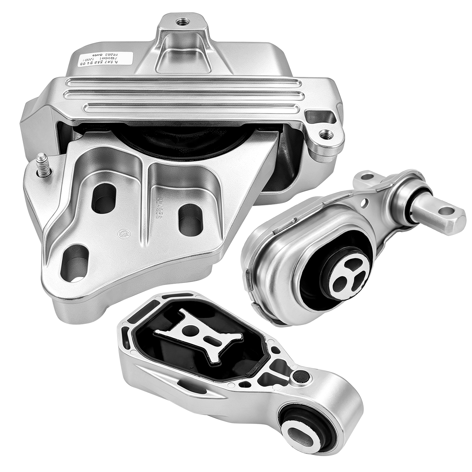 3Pcs Eng Torque Strut Mounts & Transmission Mount for Mercedes Benz A220/ GLB250/ CLA35 AMG/A35 AMG/GLA250 L4-2.0L 2019-2022