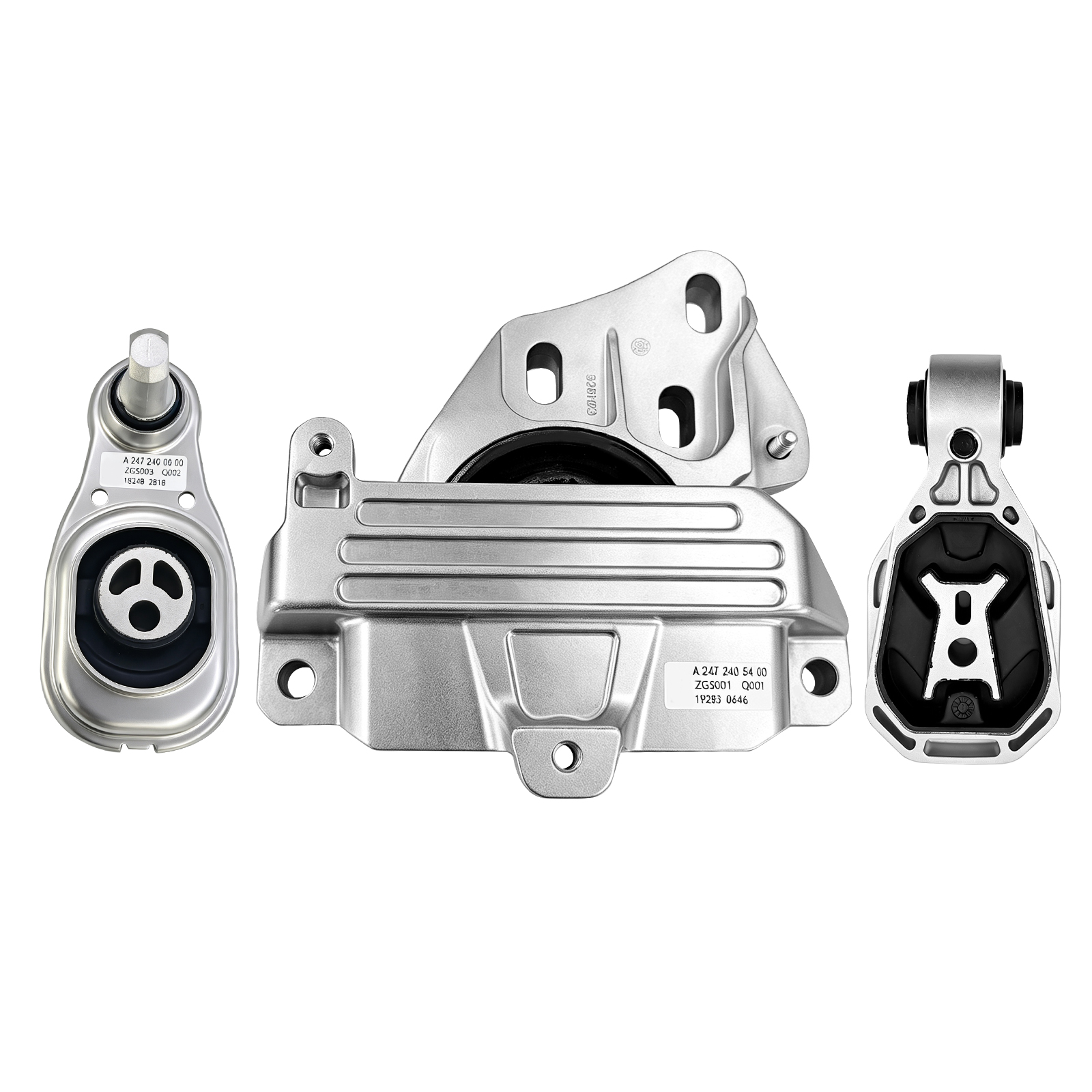 3Pcs Eng Torque Strut Mounts & Transmission Mount for Mercedes Benz A220/ GLB250/ CLA35 AMG/A35 AMG/GLA250 L4-2.0L 2019-2022