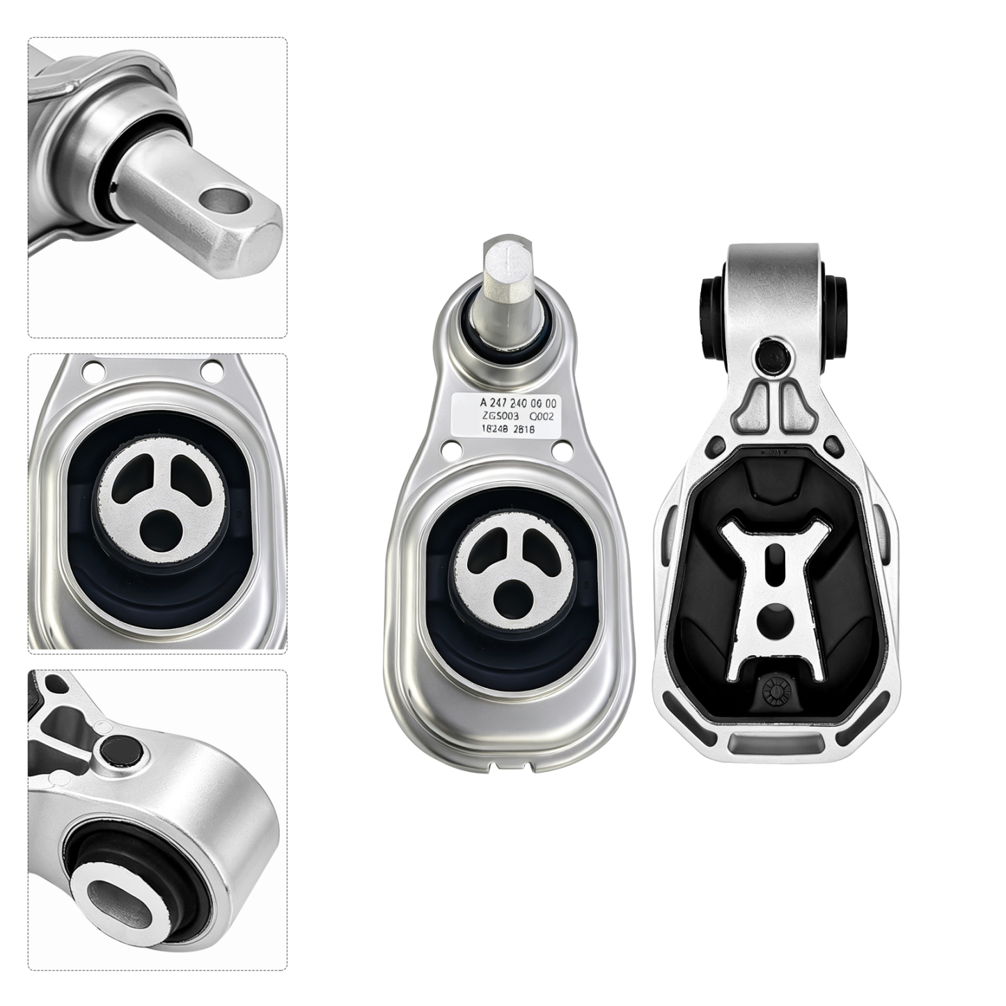 3Pcs Eng Torque Strut Mounts & Transmission Mount for Mercedes Benz A220/ GLB250/ CLA35 AMG/A35 AMG/GLA250 L4-2.0L 2019-2022