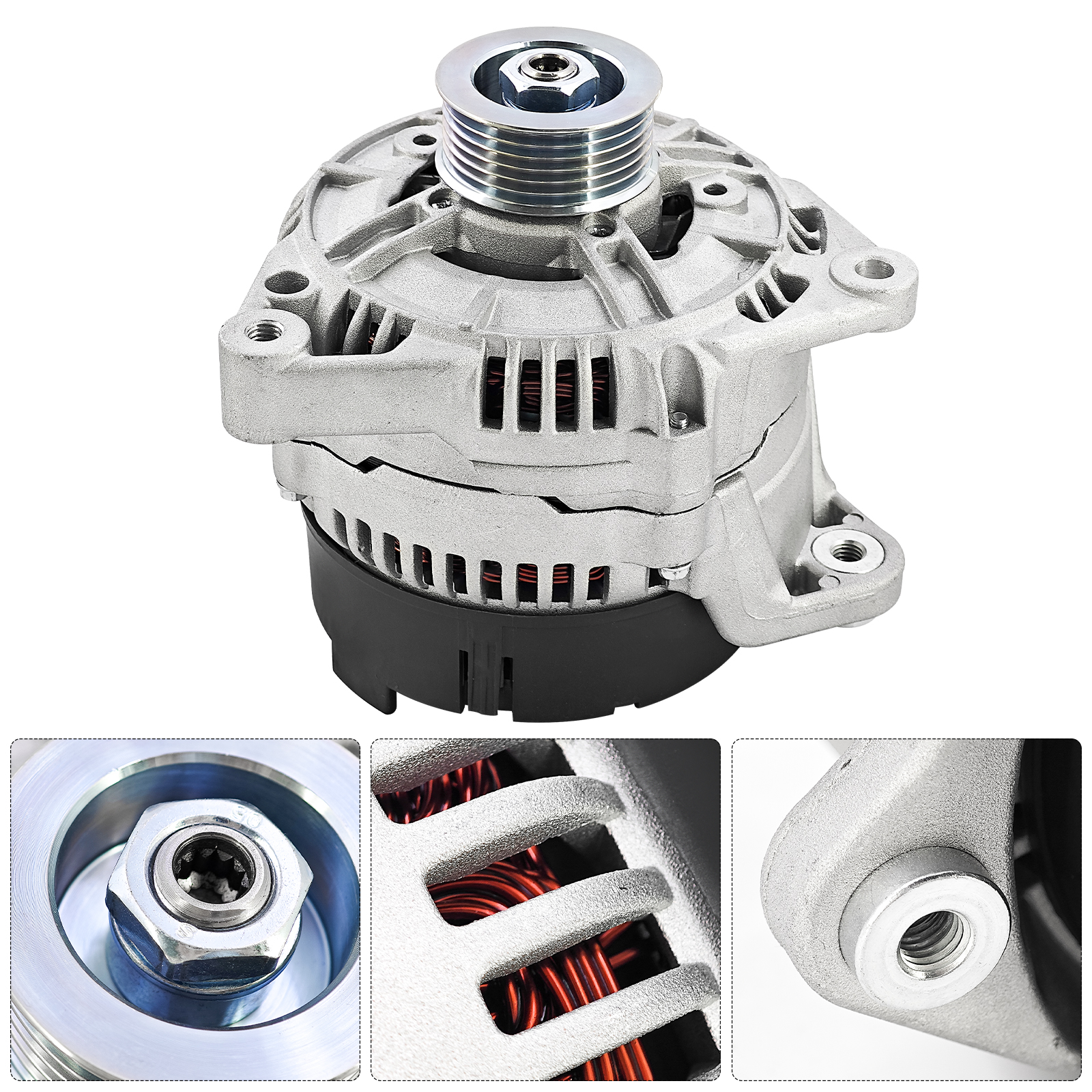 12V 150A Alternator for Lamborghini Gallardo 2004-2008 for Audi A8/ A8 Quattro (D2/ Typ 4D) 3.7L 4.2L V8 1998-2002