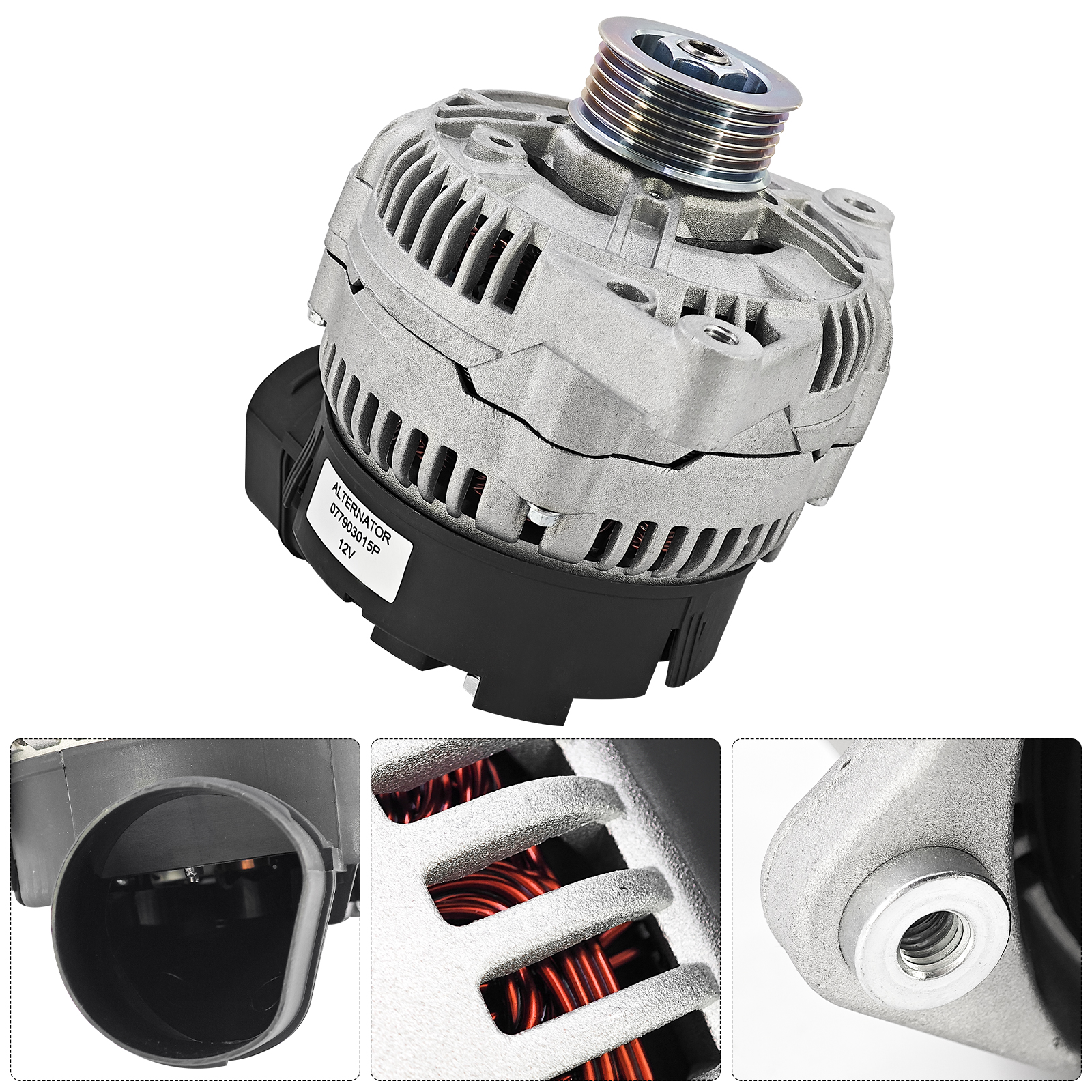 12V 150A Alternator for Lamborghini Gallardo 2004-2008 for Audi A8/ A8 Quattro (D2/ Typ 4D) 3.7L 4.2L V8 1998-2002