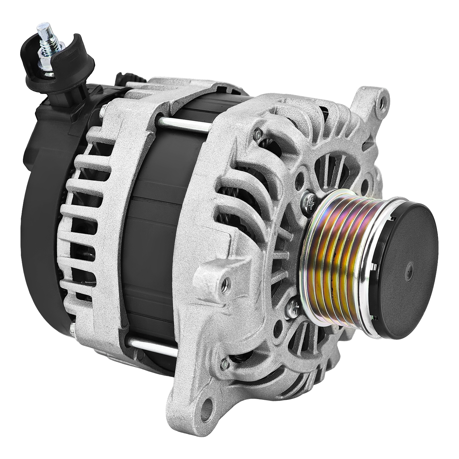 12V 150A Alternator for Subaru Forester 2.5L H4 2016-2018 6-Groove Decoupler Pulley Clockwise