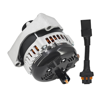 400A Alternator for GM Truck 4.3L 4.8L 5.3L 5.7L 6L 1996-2004 High Output, 4-Pin, 3 Pins Adapter