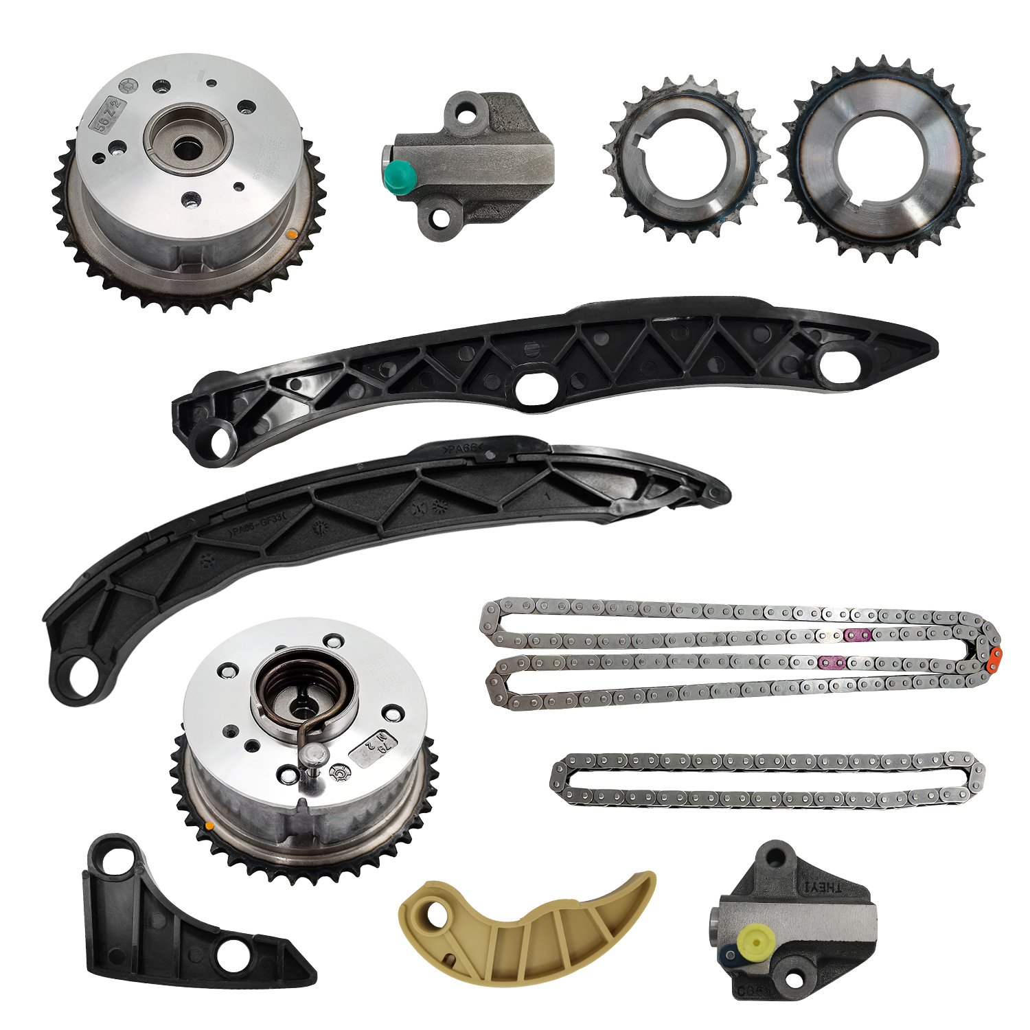 Timing Chain Kit w/VVT Sprocket for 2010-2014 Hyundai Sonata 2011-2014 Kia Optima 2.4L