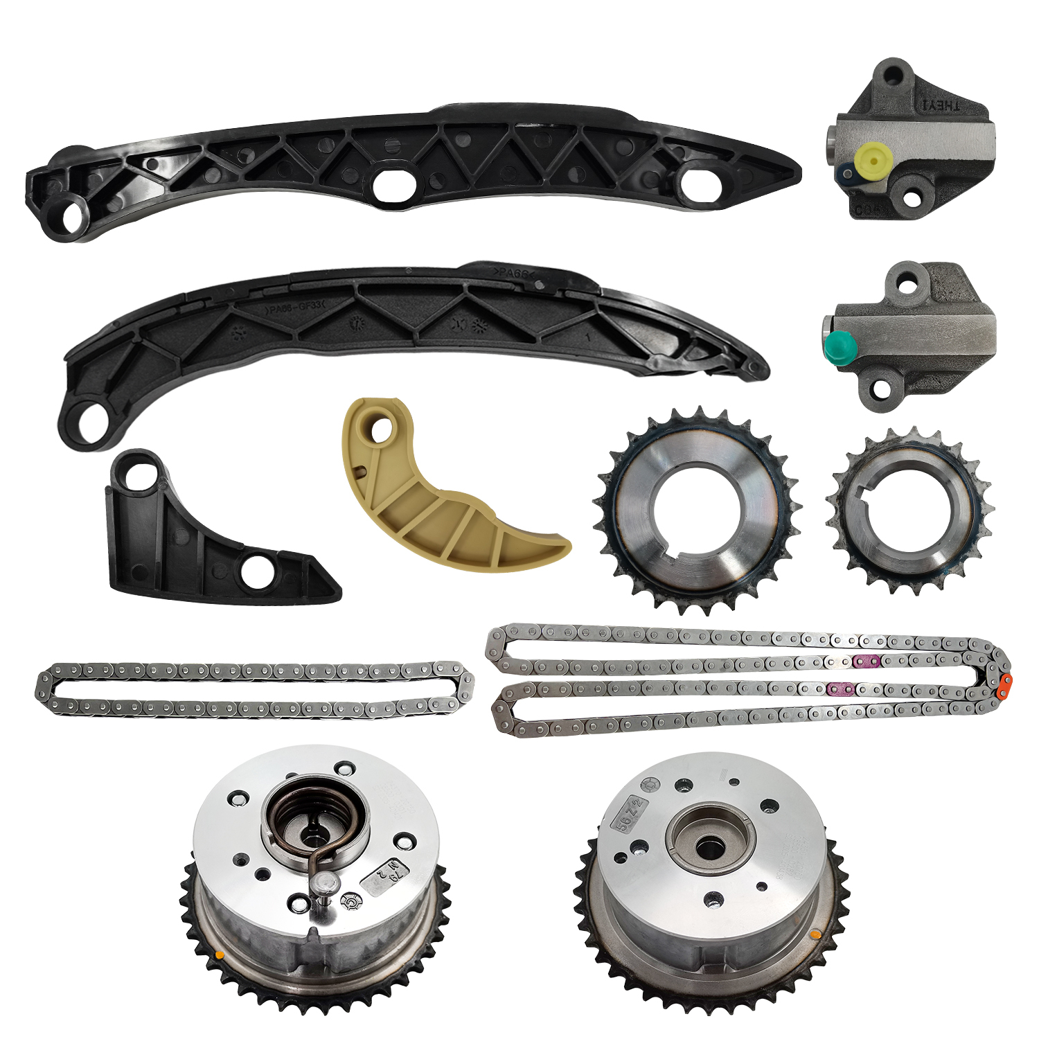 Timing Chain Kit w/VVT Sprocket for 2010-2014 Hyundai Sonata 2011-2014 Kia Optima 2.4L