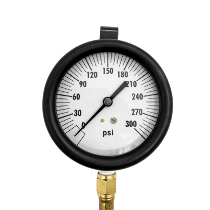 Compuchek Diesel Fuel Pressure Test Gauge, 0-300 psi, fit for Cummins Diesel Engines and Other Diesel Engines with Compuchek Test Ports, for Road Testing(6ft)