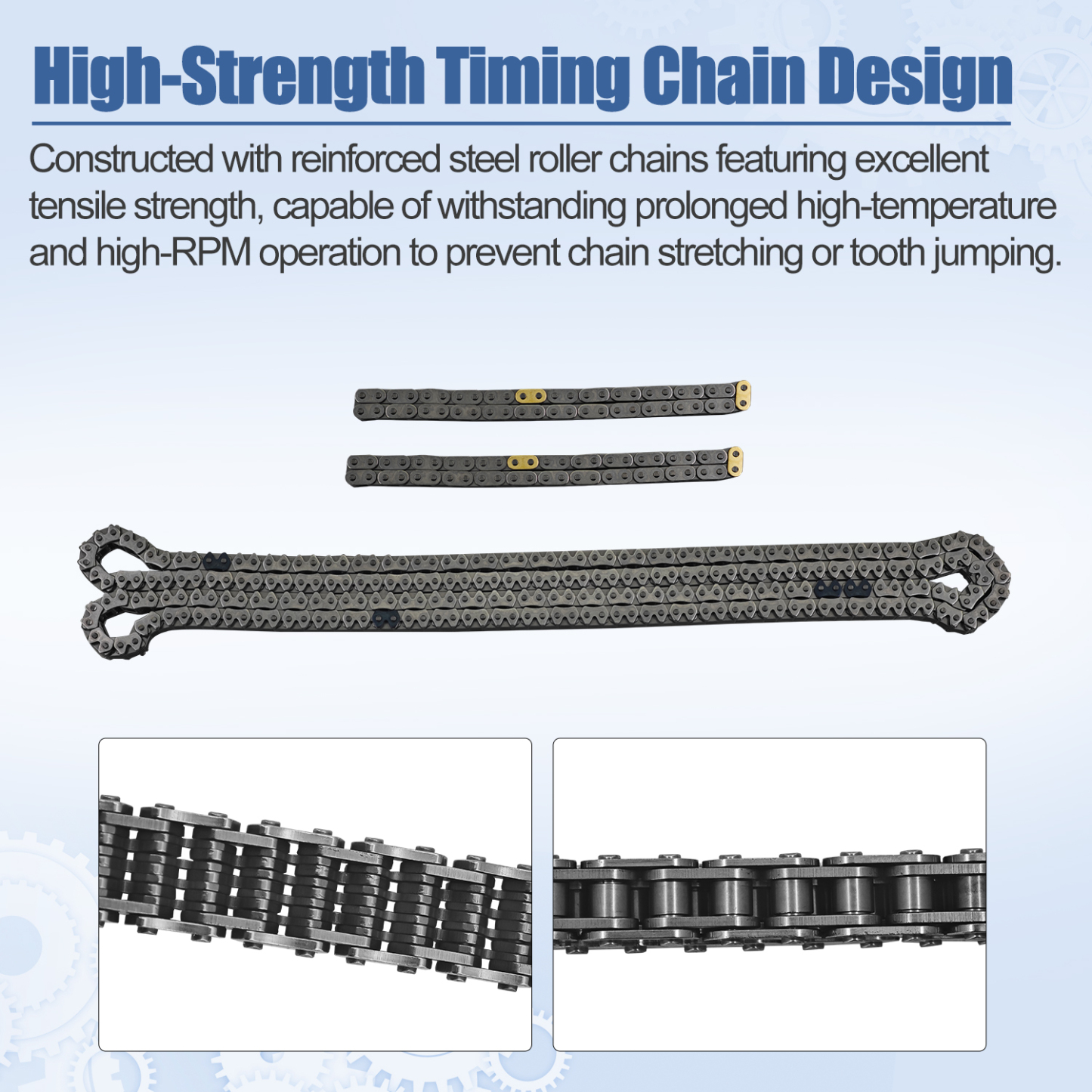 Timing Chain Kits Fit for Ford F-150 3.5 Ecoboost 2011-2013, Fit for Ford Transit-150/250/ 350/350 HD 3.5L 2015-2016, W/Water Pump VVT Solenoid