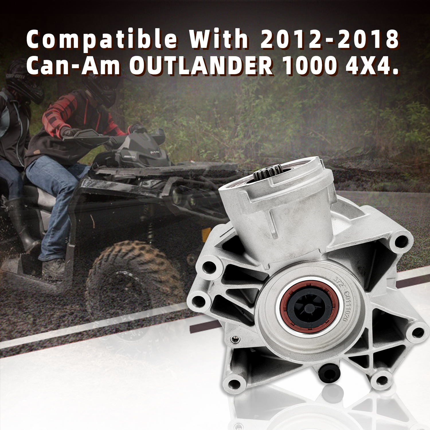 Rear Differential Assembly Fit for 2012-2021 Can-Am Outlander Renegade 570 850 1000R Max L Max R Defender HD5 4x4 models