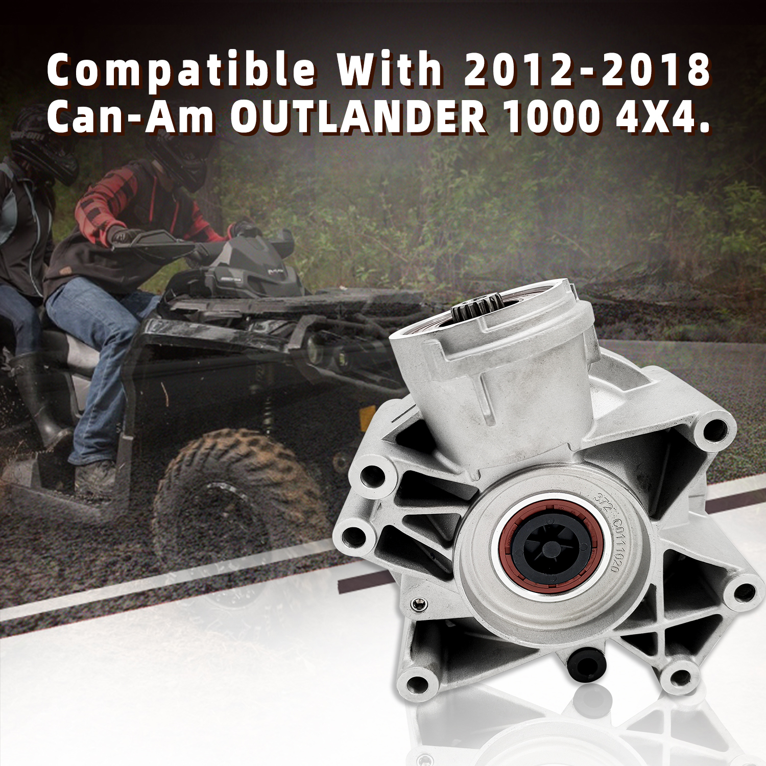 Rear Differential Assembly Fit for 2012-2021 Can-Am Outlander Renegade 570 850 1000R Max L Max R Defender HD5 4x4 models