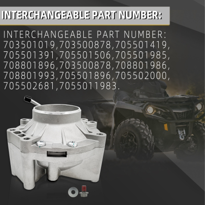 Rear Differential Assembly Fit for 2012-2021 Can-Am Outlander Renegade 570 850 1000R Max L Max R Defender HD5 4x4 models