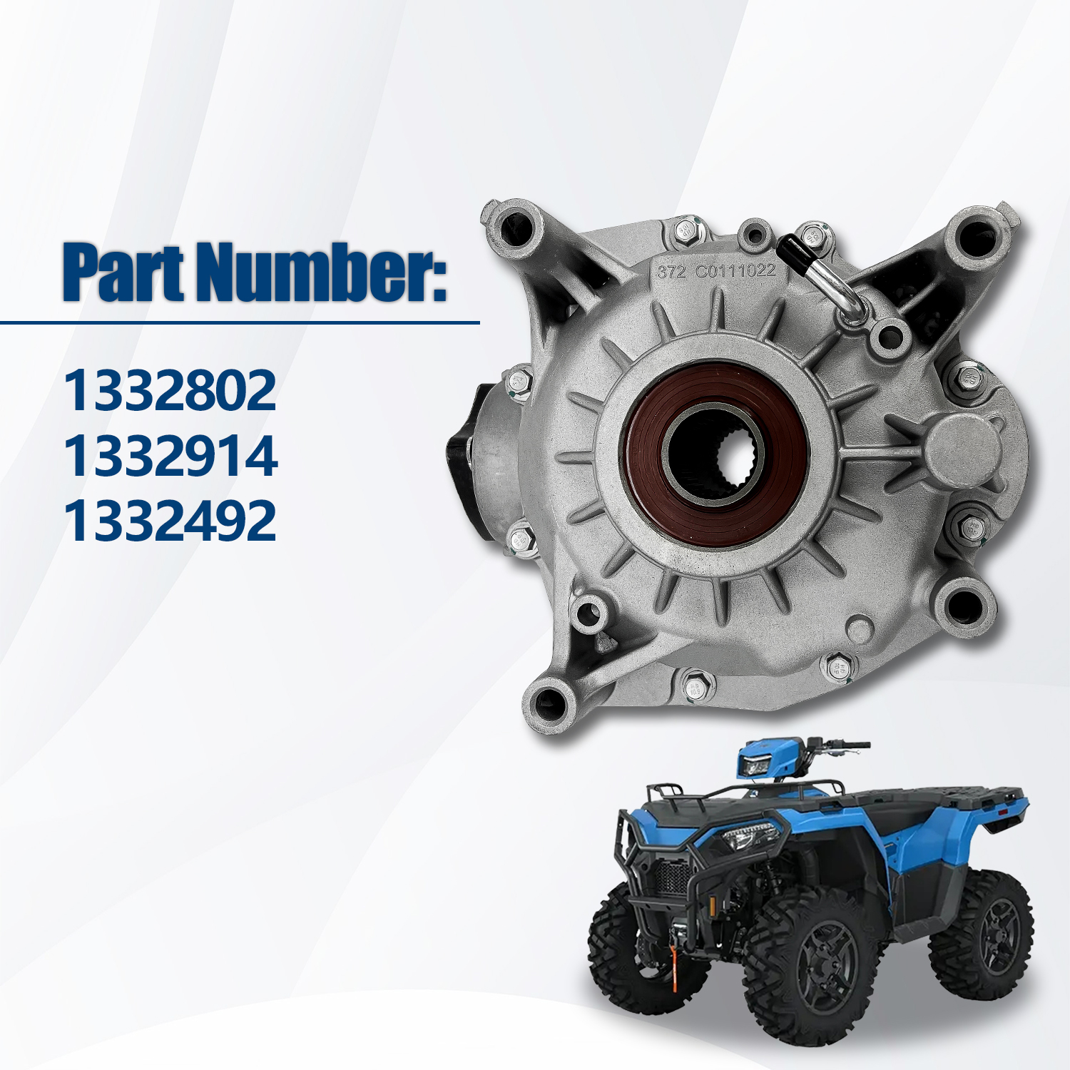 Rear Differential fit for Polaris Sportsman 550 850 Scambler XP 850 Touring Scrambler 1000 550