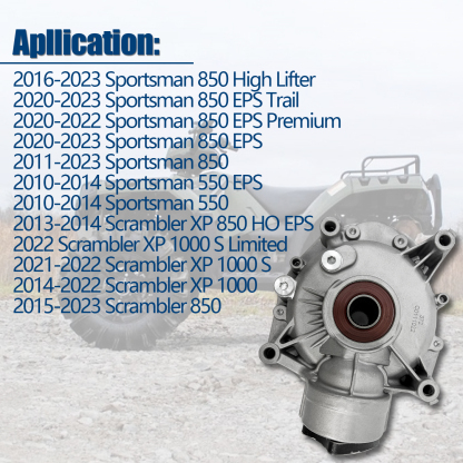 Rear Differential fit for Polaris Sportsman 550 850 Scambler XP 850 Touring Scrambler 1000 550