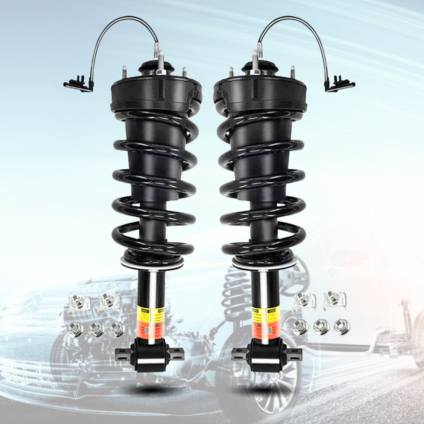 84176631 Magnetic Front Shocks Absorber Assembly Set fits for Cadillac Escalade, GMC Yukon Denali, Chevrolet Tahoe Suburban 2015-2020