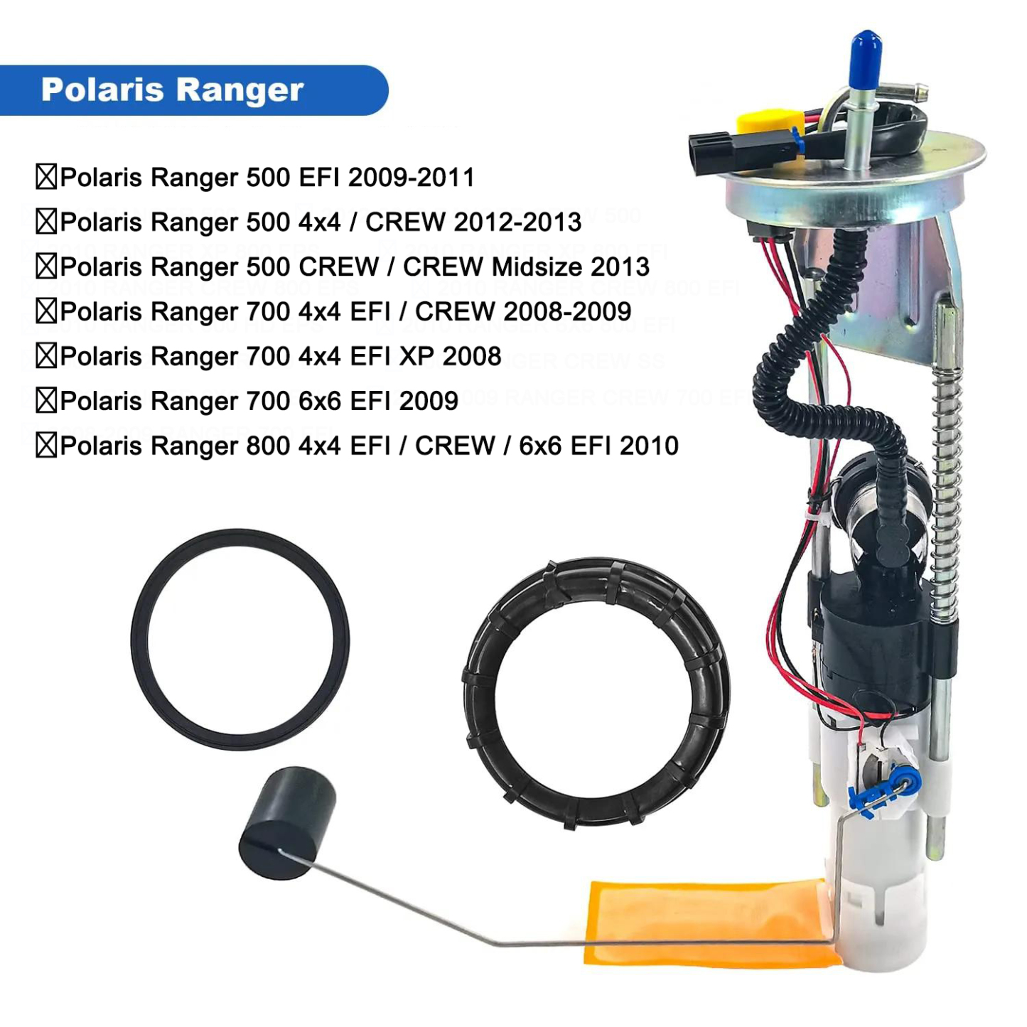 Polaris Fuel Pump Assembly 2204306 – Fits 2008-2013 Ranger Models (500, 700, 800, 800 XP Crew) – All-in-One Module