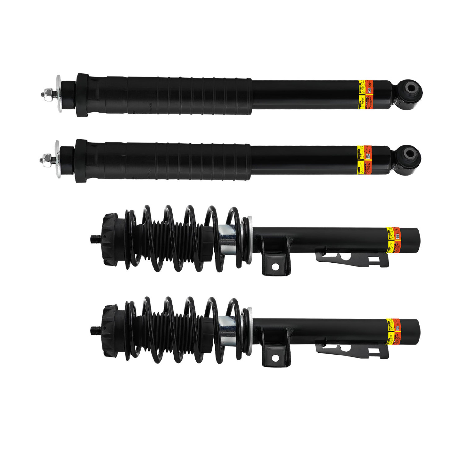 4pcs Front and Rear Shock Absorbers Assembly Kit fit for Smart Fortwo 2008-2015