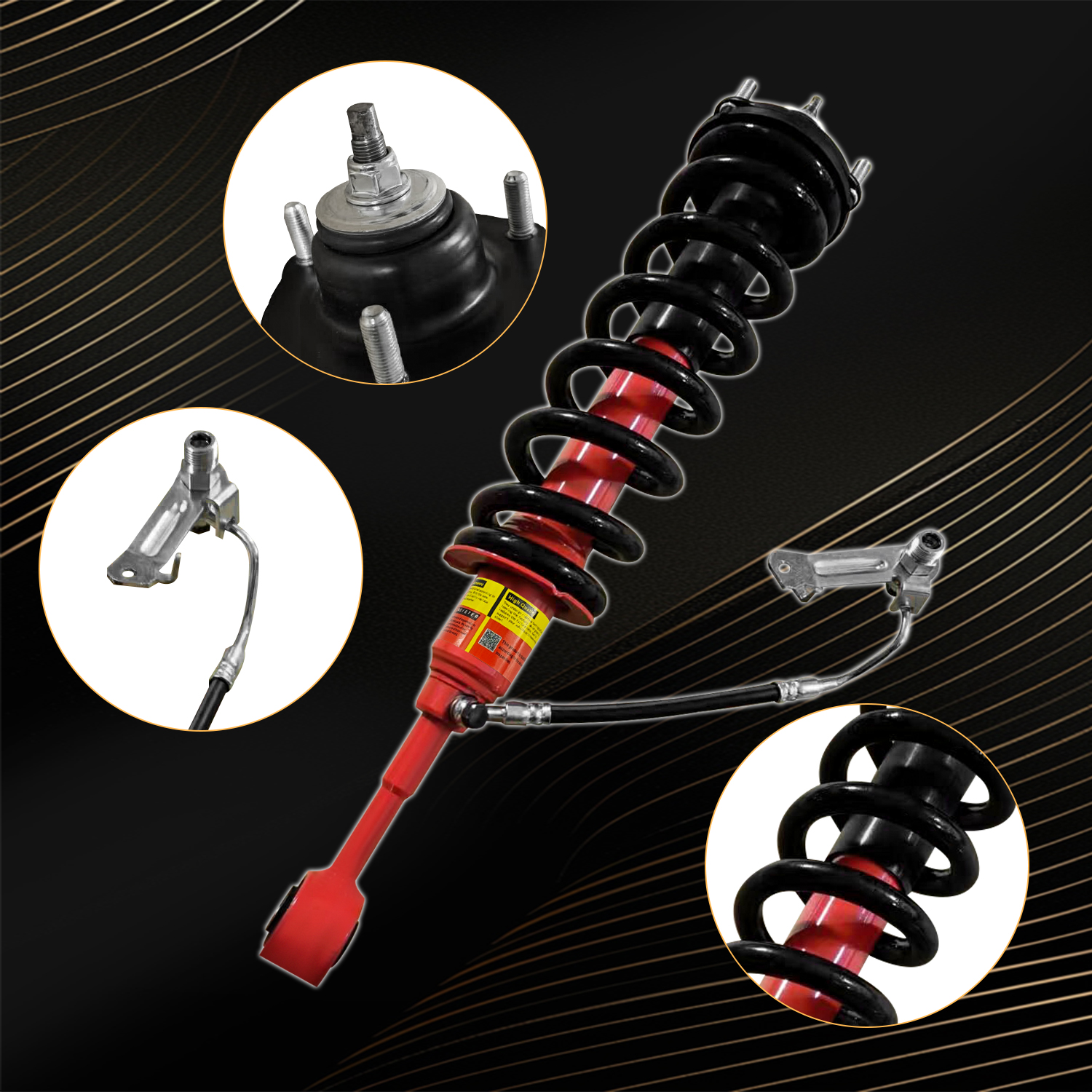 1Pair Toyota Front Shock Strtus Assy fit for 2010-2024 4Runner 4WD 4.0L V6