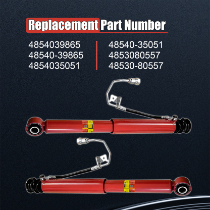 1Pair Rear Shock Struts Assembly fit for 2010-2024 Toyota 4Runner 4WD 4.0L V6