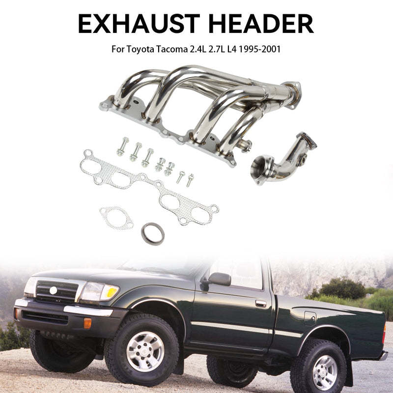 Exhaust Header Compatible with 1995-2001 Toyota Tacoma 2.4L 2.7L L4 