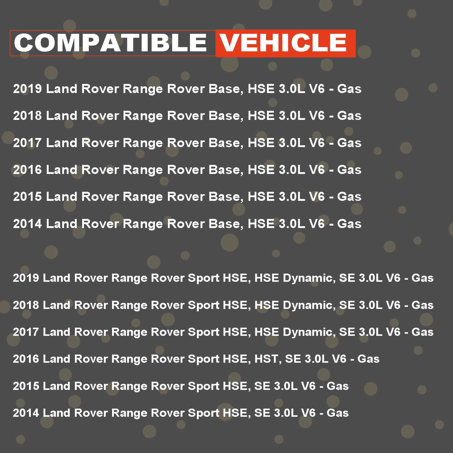 (2PCS) Range Rover 3.0L Base Sport 2014-2019 Front Catalytic Converter Exhaust Pipe LR054600 LR054599