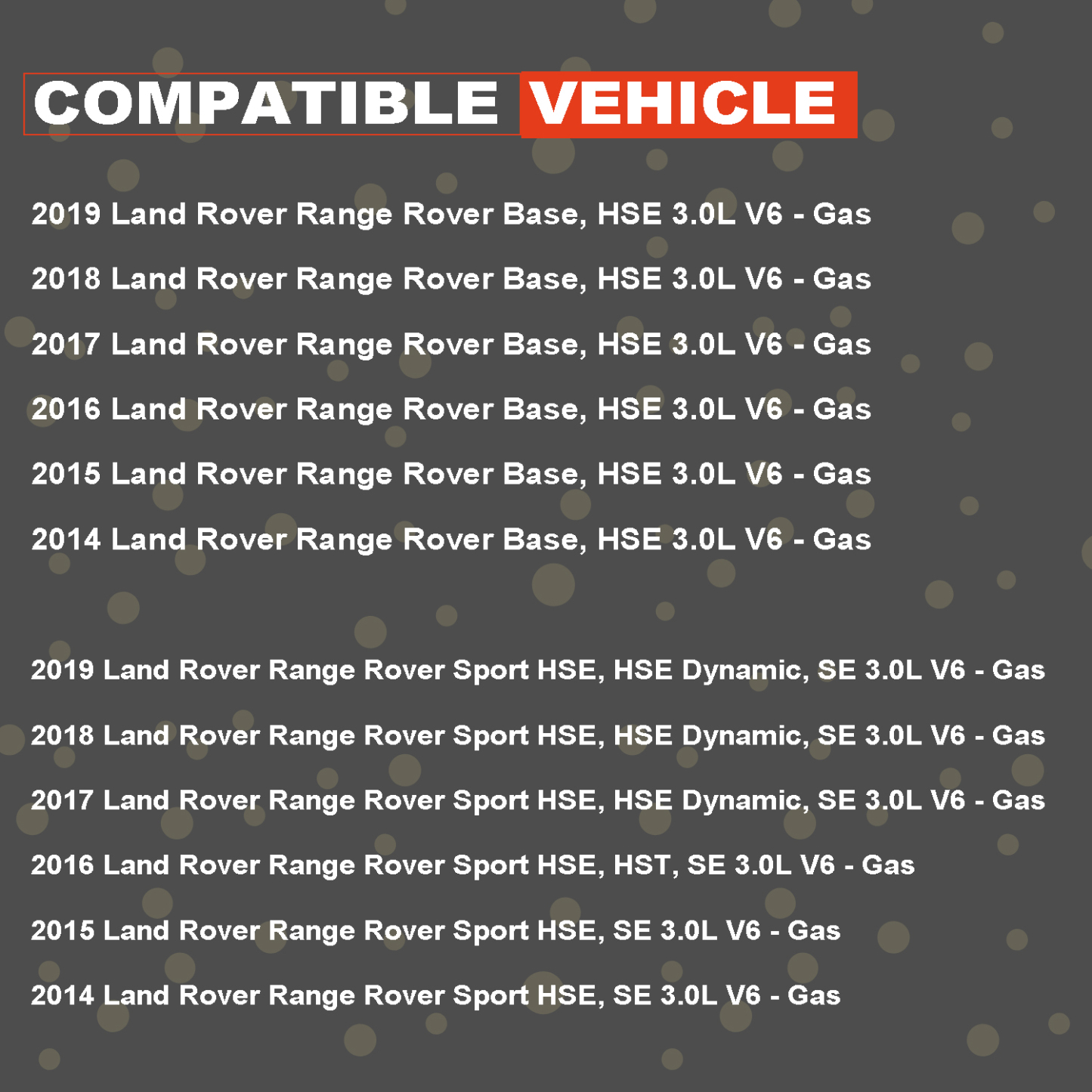 (2PCS) Range Rover 3.0L Base Sport 2014-2019 Front Catalytic Converter Exhaust Pipe LR054600 LR054599