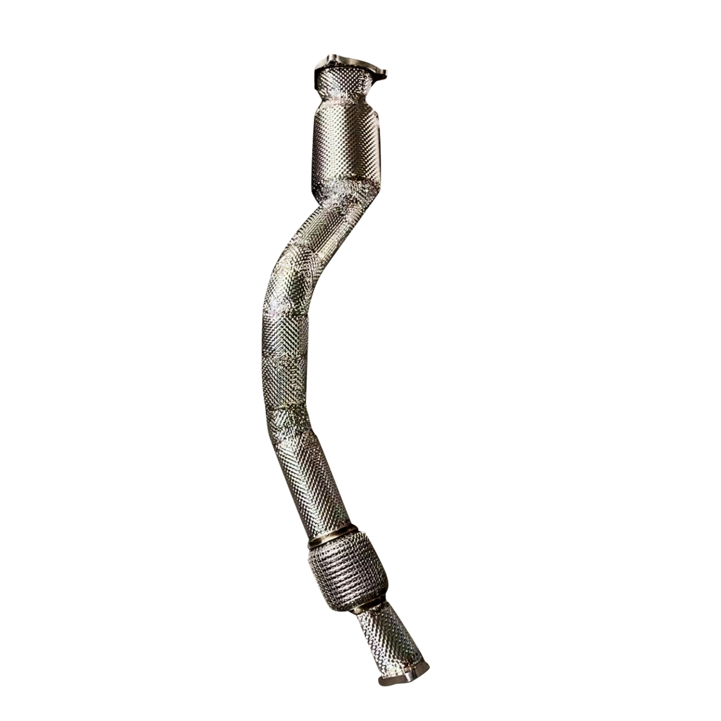 Luft Meister Right Catalytic Converter 3W0253059C/N for Bentley Continental Flying Spur 6.0T 2006-2012 Metal Carrier Modify Version Exhaust Pipe 